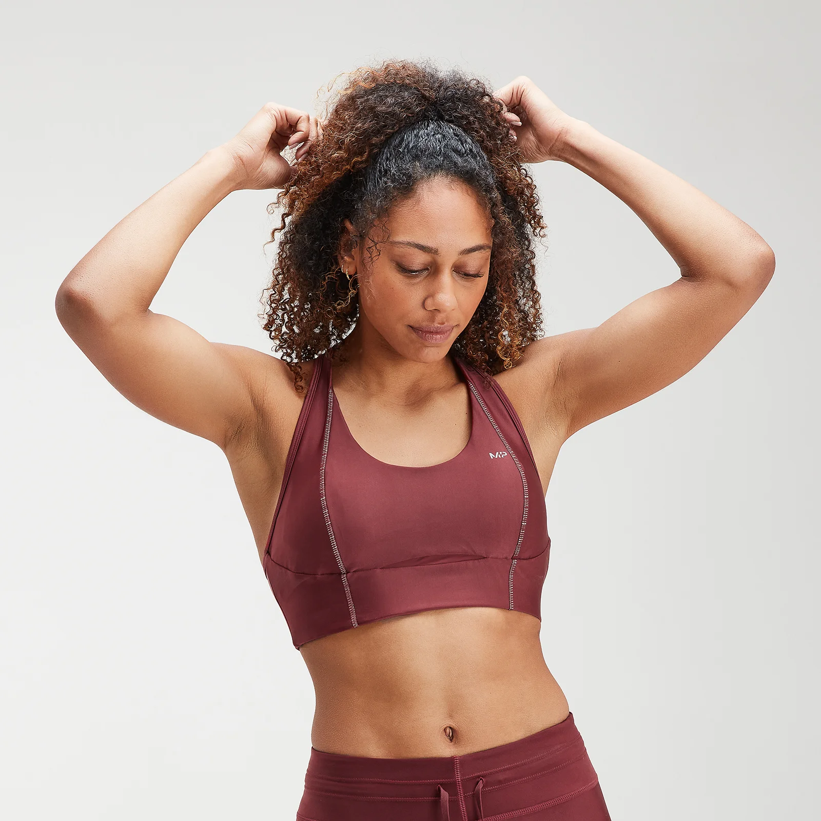 MP Women's Velocity Sports Bra- Claret - XXS Bilde 1