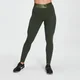 MP Women's Textured Leggings- Dark Green