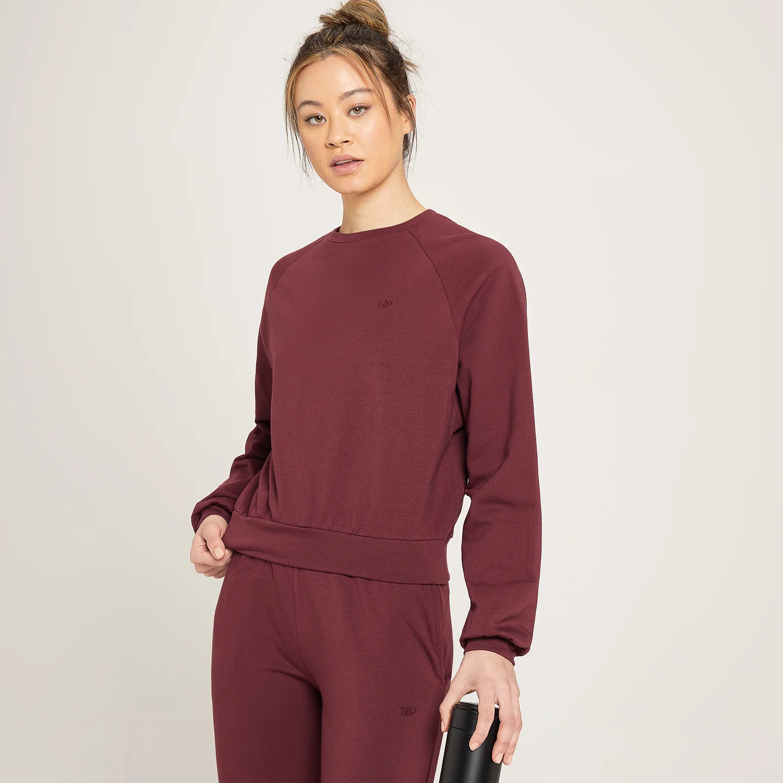 MP Women's Composure Sweatshirt- Washed Oxblood - XXS Bilde 1