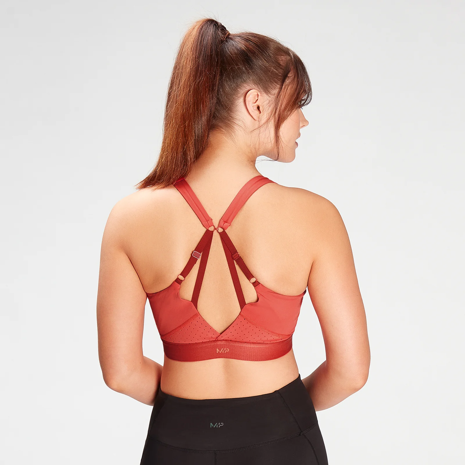 MP Women's Power Ultra Sports Bra- Warm Red - XS Bilde 1