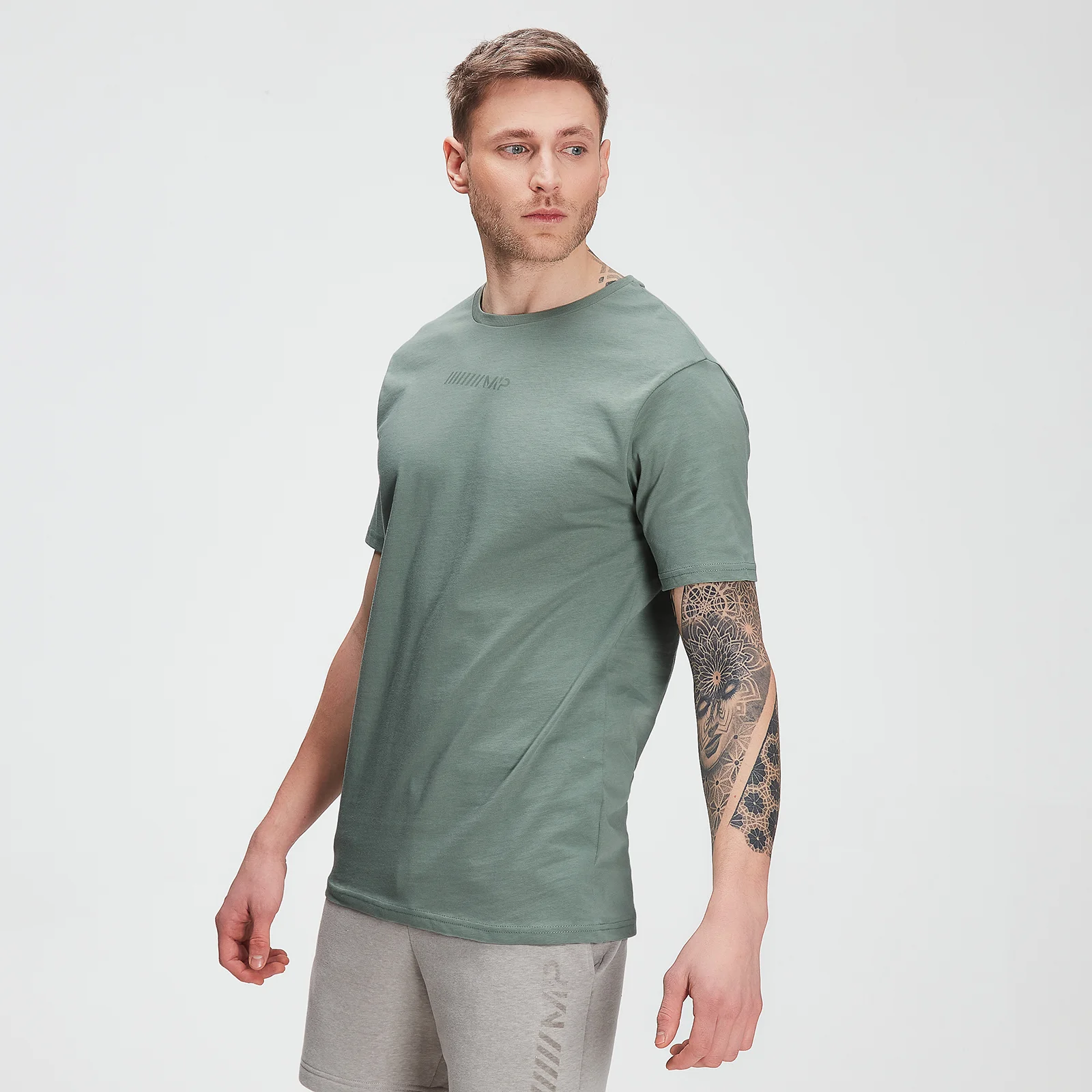 MP Men's Tonal Graphic Short Sleeve T-shirt – Washed Green - XXS Bilde 1
