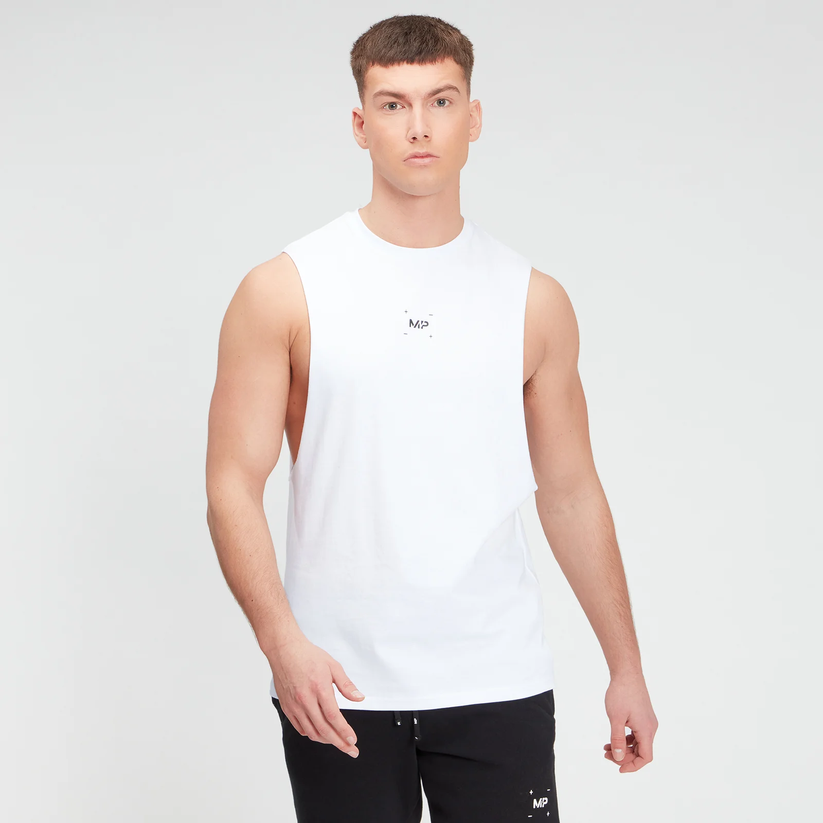 MP Men's Central Graphic Tank - White - XXS Bilde 1