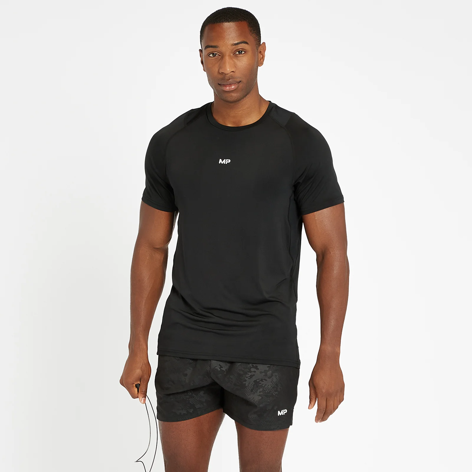 MP Men's Engage Short Sleeve T-Shirt - Black - XXS Bilde 1