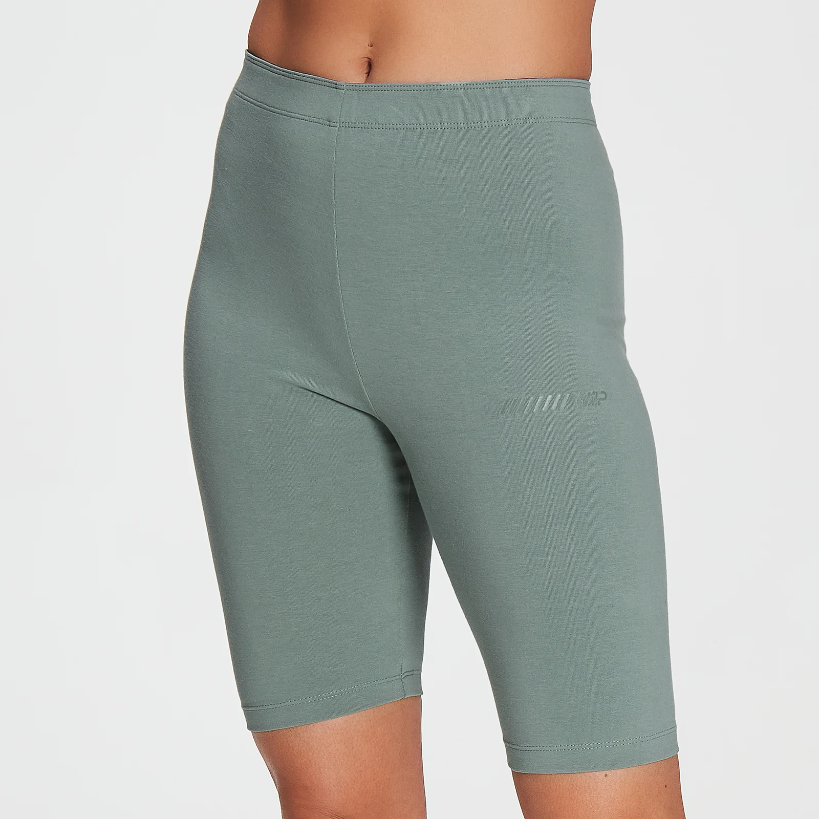 MP Women's Tonal Graphic Cycling Shorts - Washed Green - XXS Bilde 1
