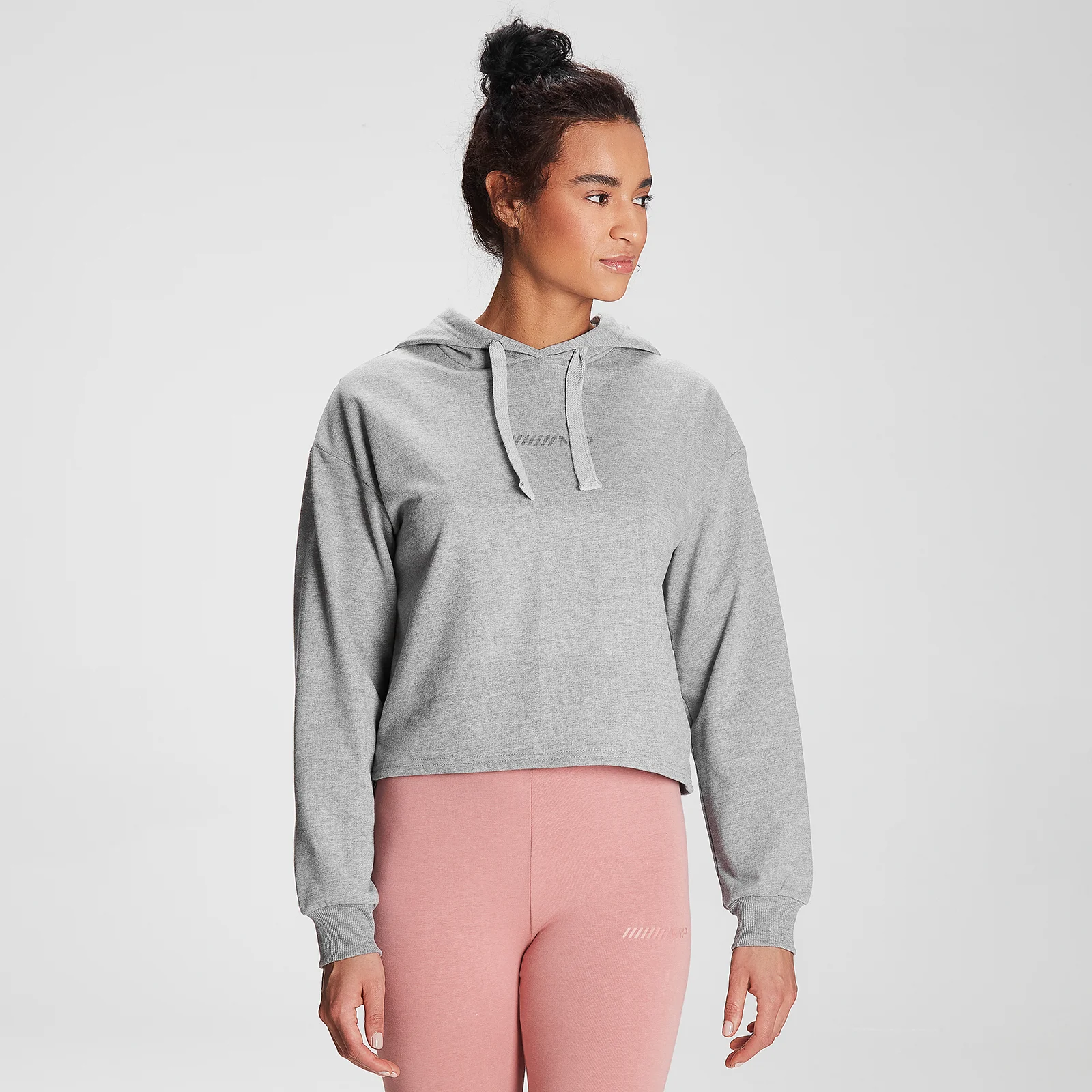 MP Women's Tonal Graphic Hoodie - Grey Marl - XXS Bilde 1