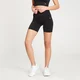 MP Women's Shape sømløs sykkelshorts – svart