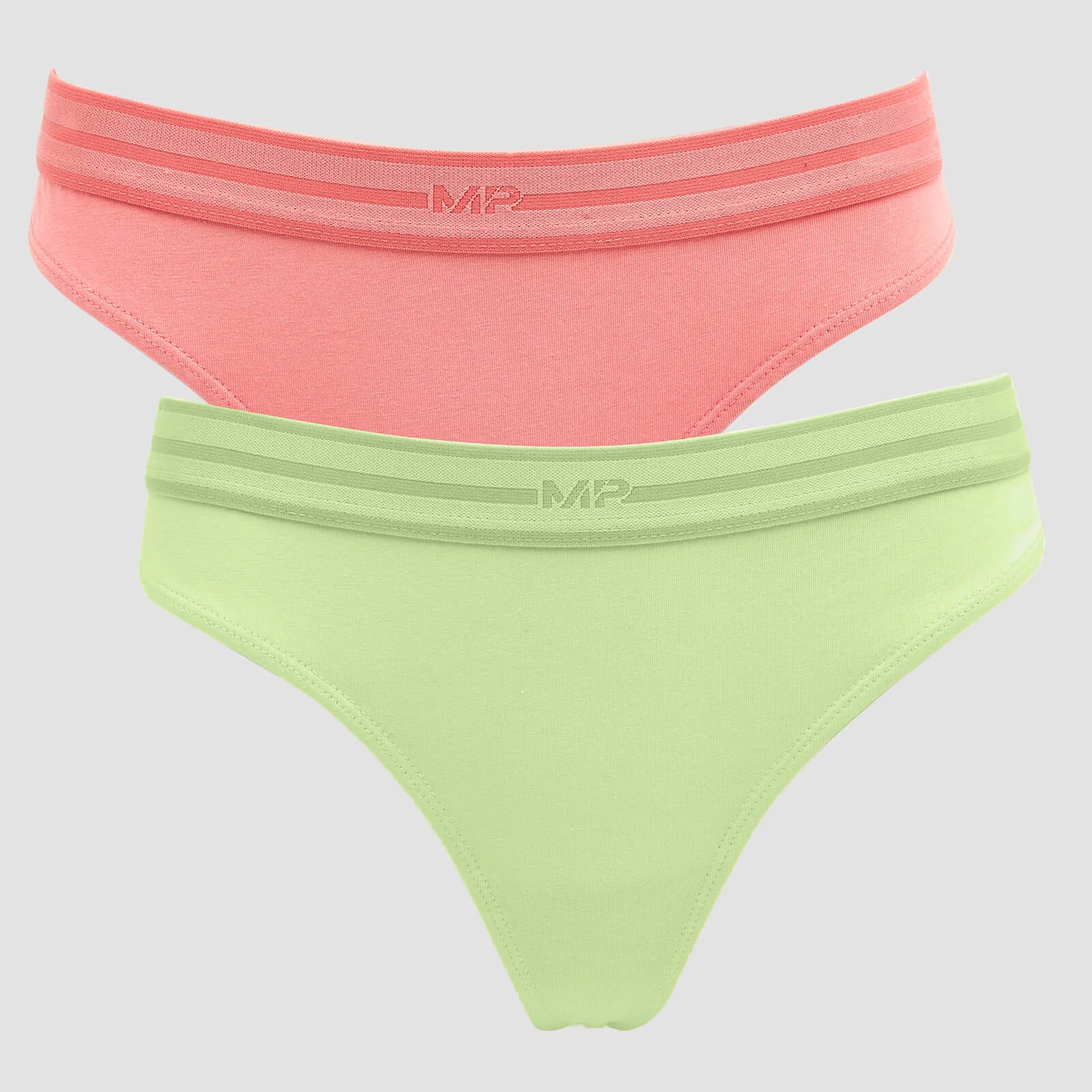 MP Women's Thong (2 Pack) Butterfly/Geranium Pink - XXS Bilde 1