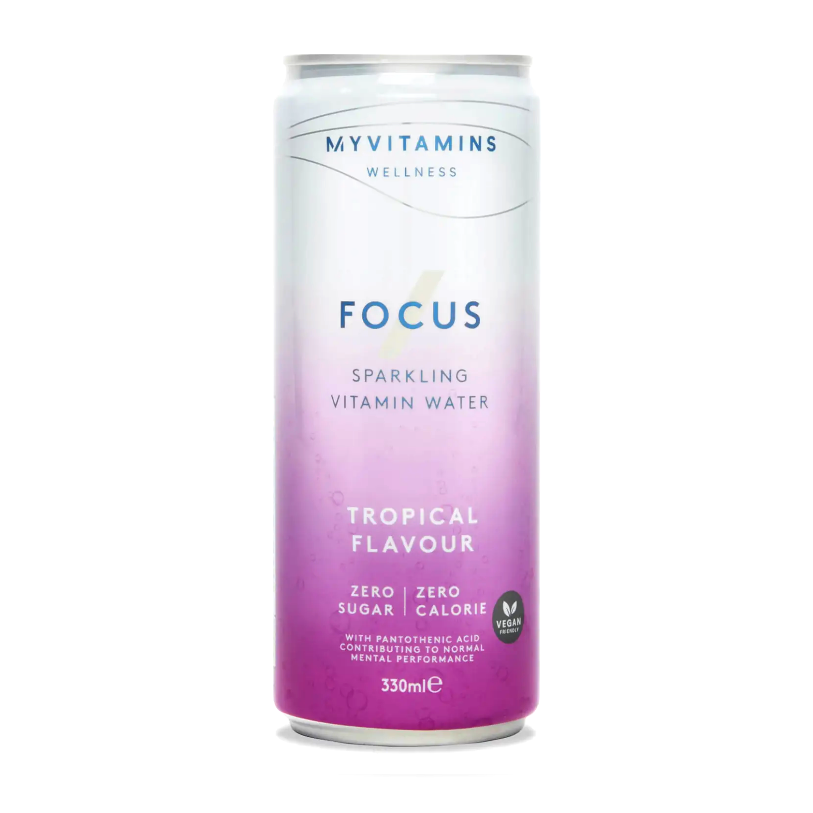 Focus Sparkling Vitamin Water (Sample) - Tropisk Bilde 1