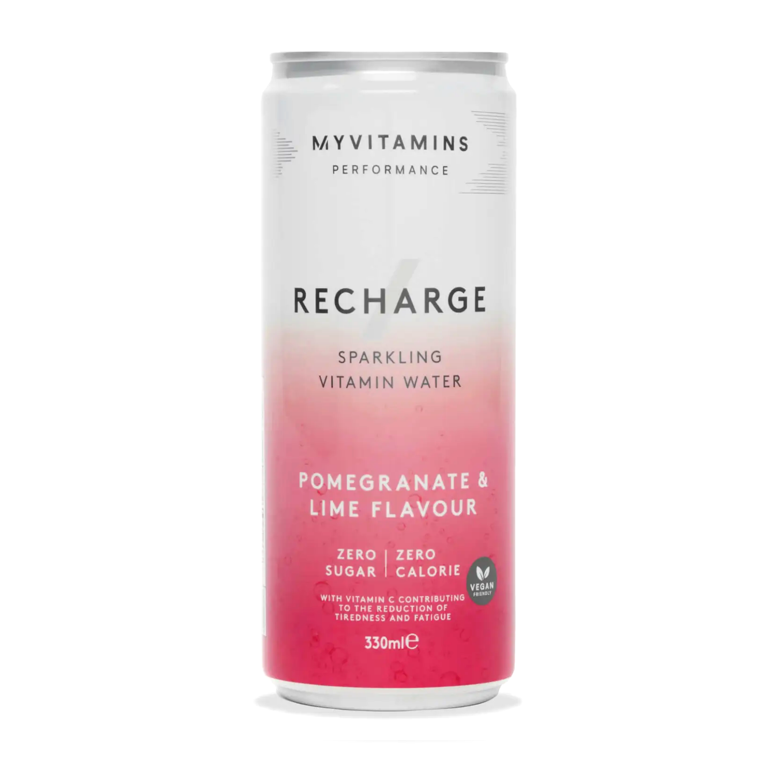 Recharge Sparkling Vitamin Water (Sample) - Pomegranate & Lime Bilde 1