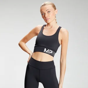 MP Women's Fade Graphic Training Bra - Black - Size XS