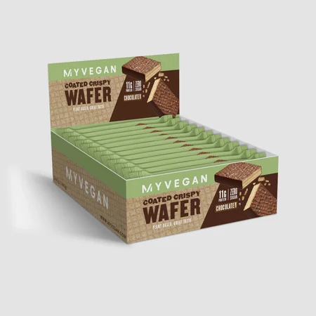 Vegansk sprø vaffel med trekk