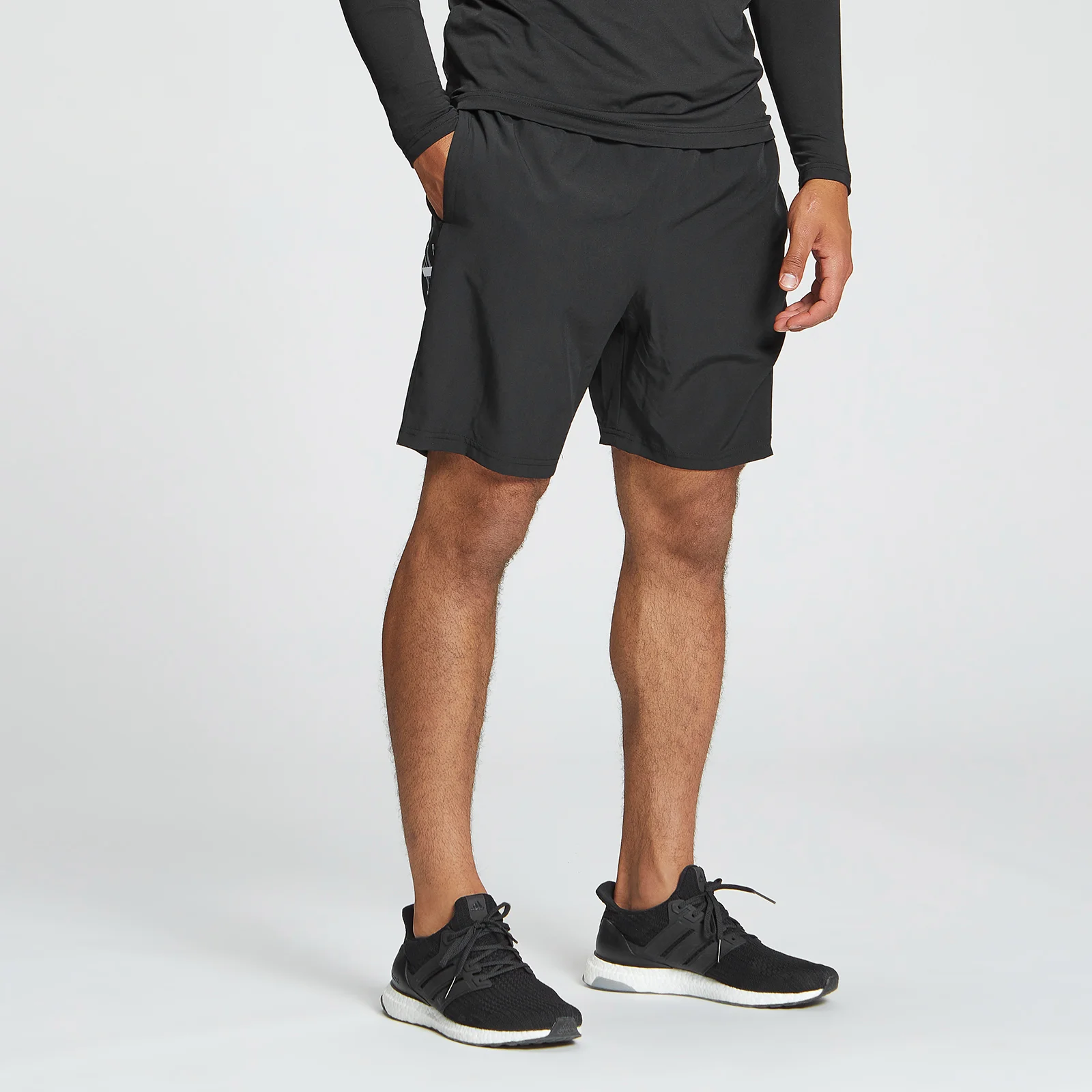 MP Men's Tempo Graphic Shorts - Black - XXS Bilde 1