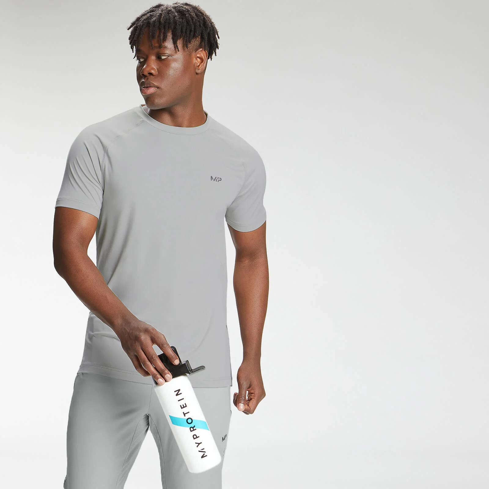 MP Men's Tempo Short Sleeve T-Shirt - Chrome - XXS Bilde 1