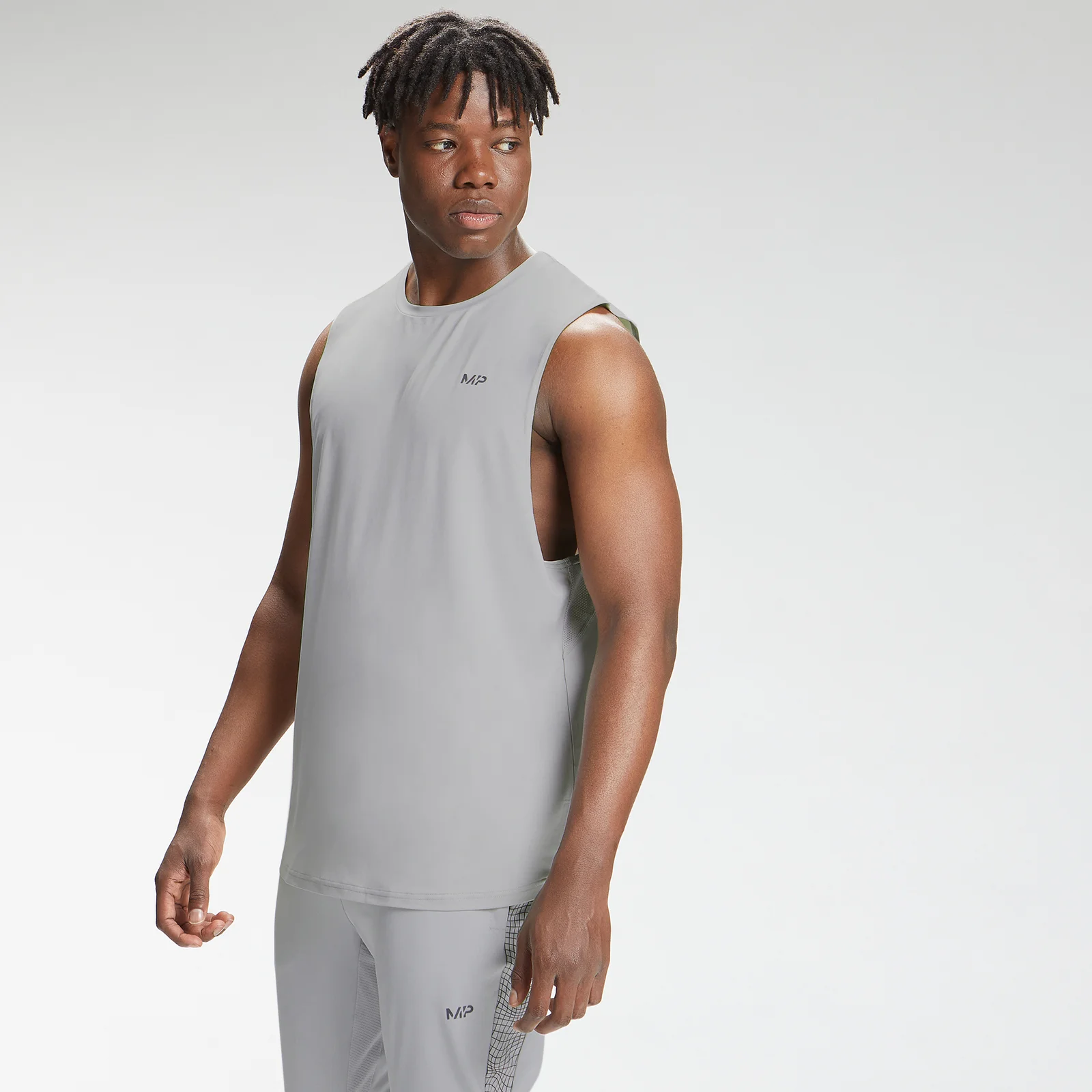MP Men's Tempo Tank Top - Chrome - XXS Bilde 1