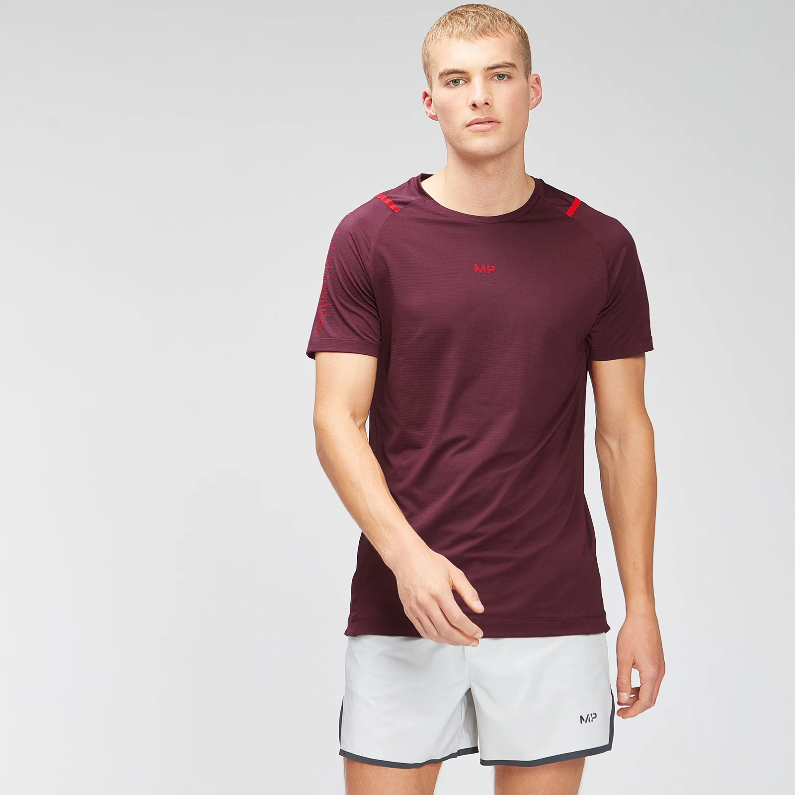 MP Men's Velocity Short Sleeve T-Shirt - Merlot - XXS Bilde 1