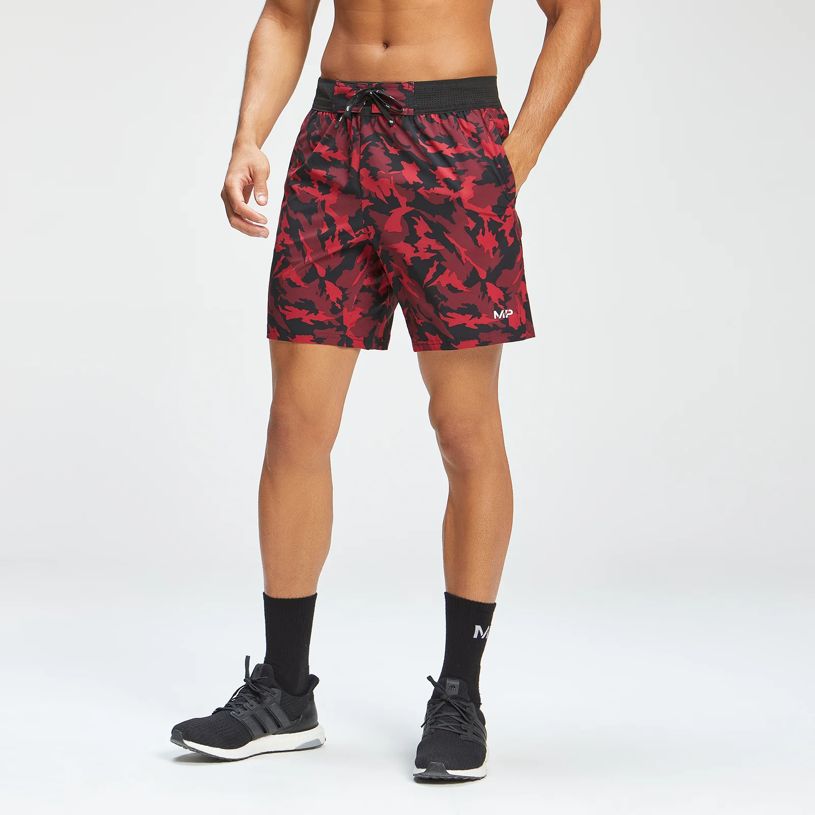 MP Men's Adapt 360 Short - Red Camo - XXS Bilde 1