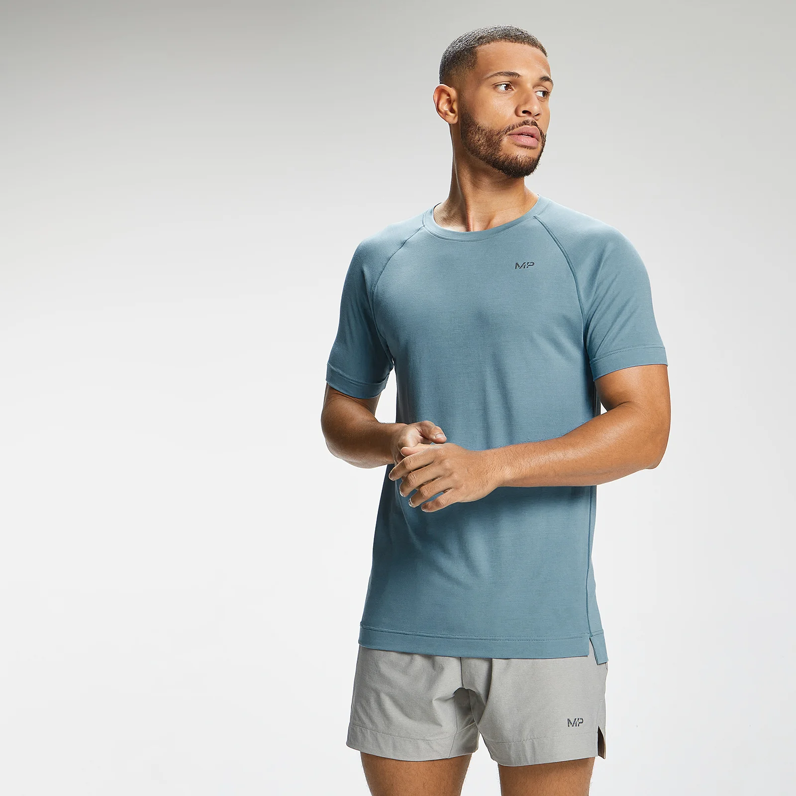 MP Men's Composure Short Sleeve T-Shirt - Storm Blue - XXS Bilde 1