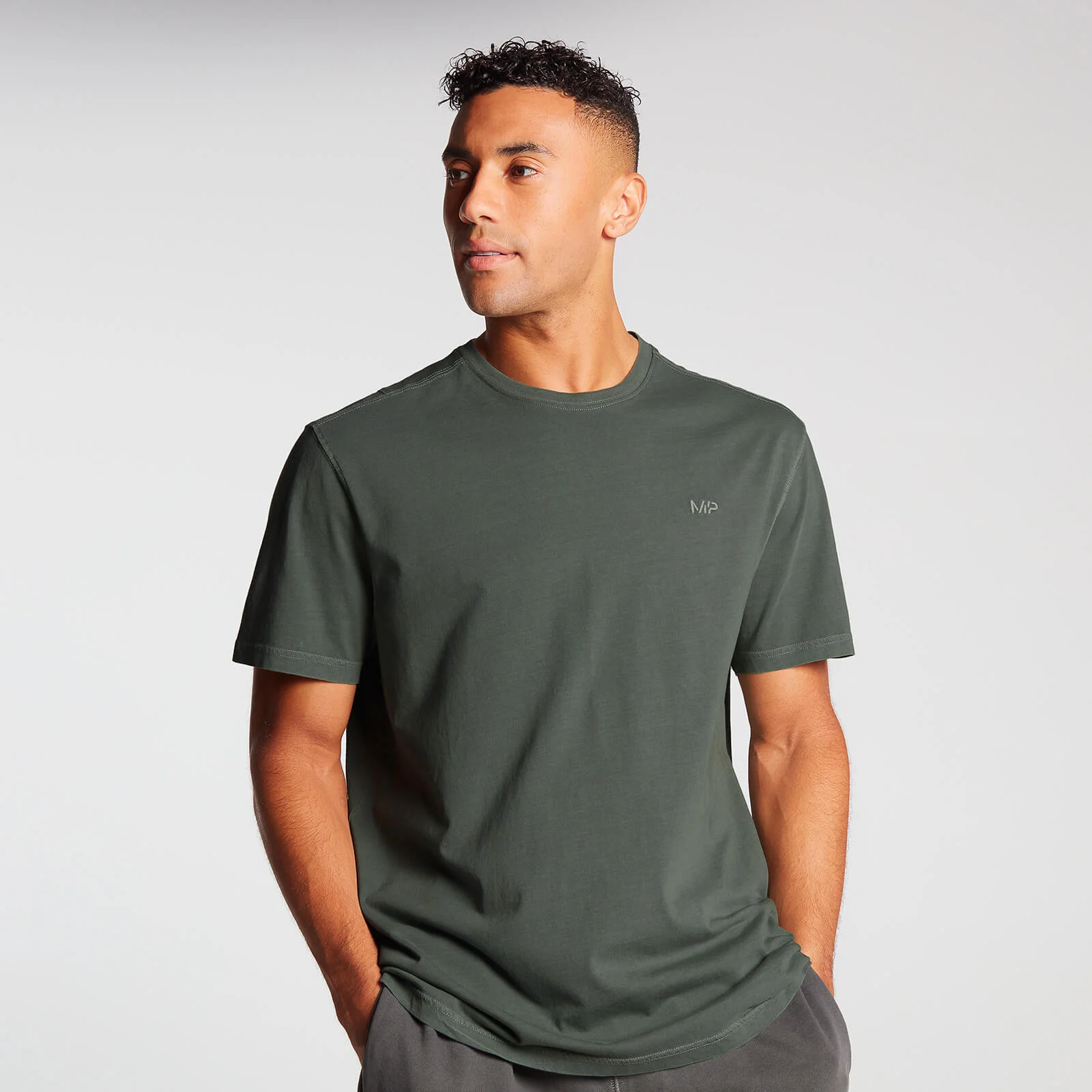 MP Men's Training Short Sleeve Oversized T-Shirt - Vine Leaf - XXS Bilde 1