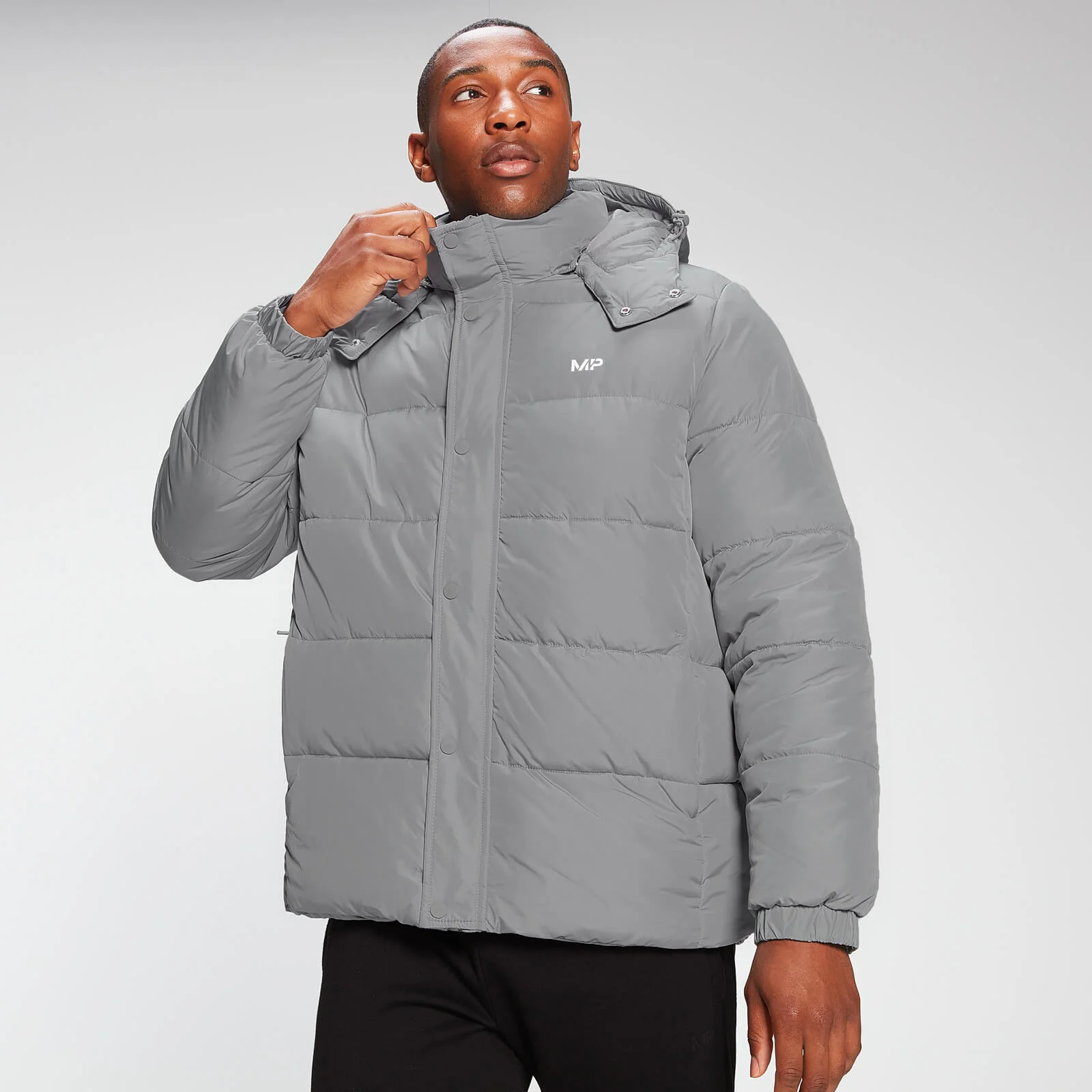 MP Men's Essential Puffer Jacket - Storm - XXS Bilde 1