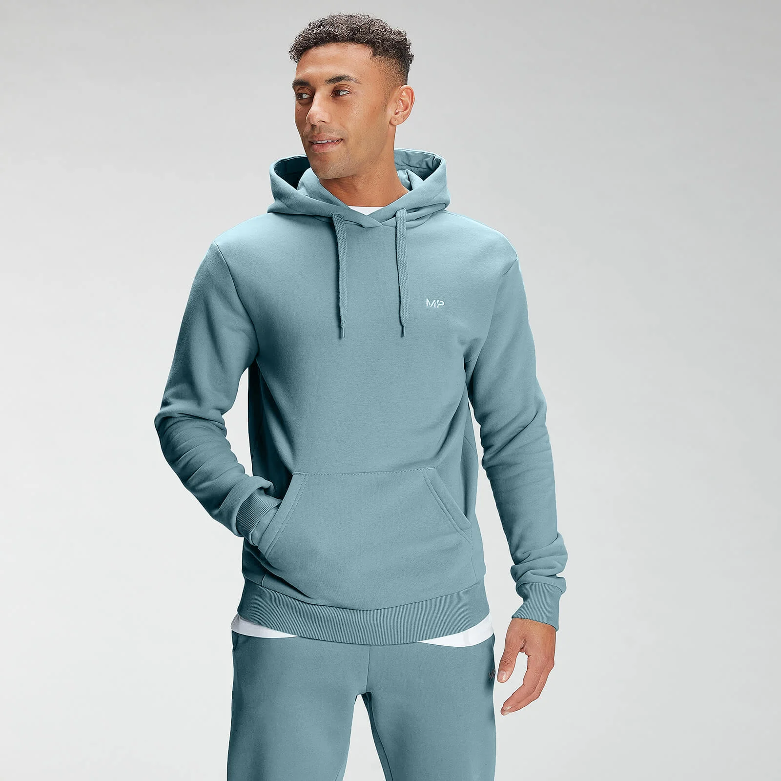 MP Men's Rest Day Hoodie - Ice Blue - XXS Bilde 1