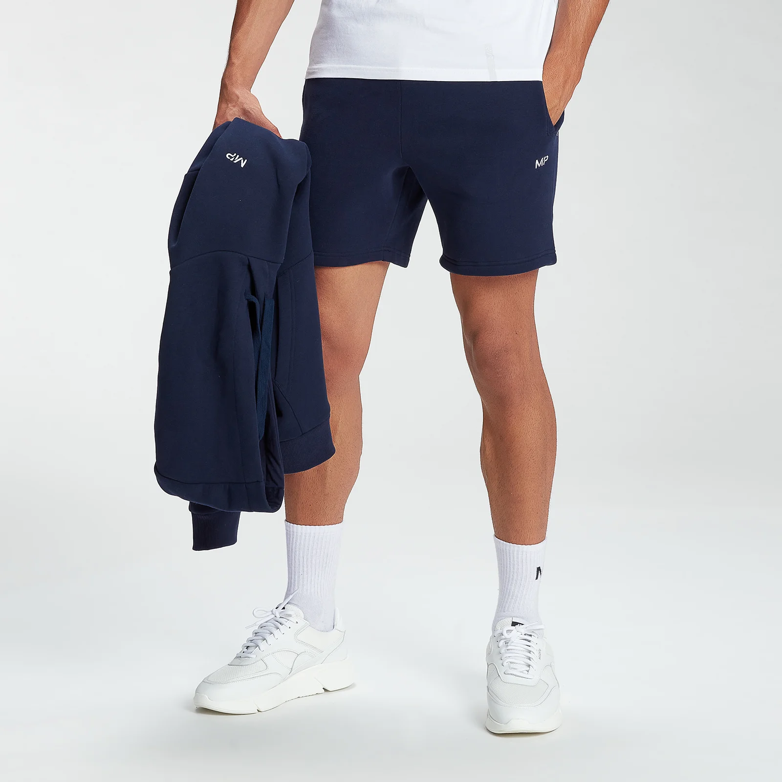 MP Men's Rest Day Sweatshorts - Navy - XS Bilde 1