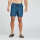 MP Men's Pacific svømmeshorts med trykk – blå