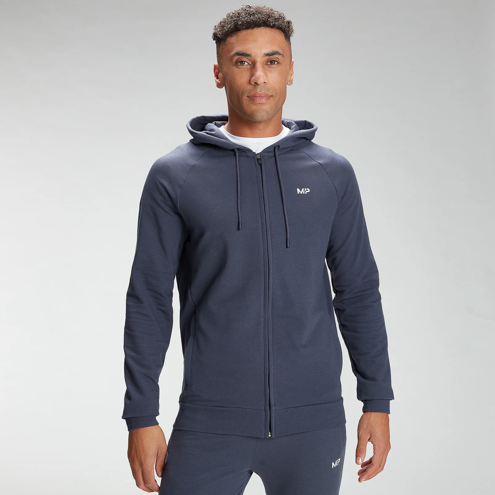MP Men's Form Zip Up Hoodie - Graphite - XXS Bilde 1