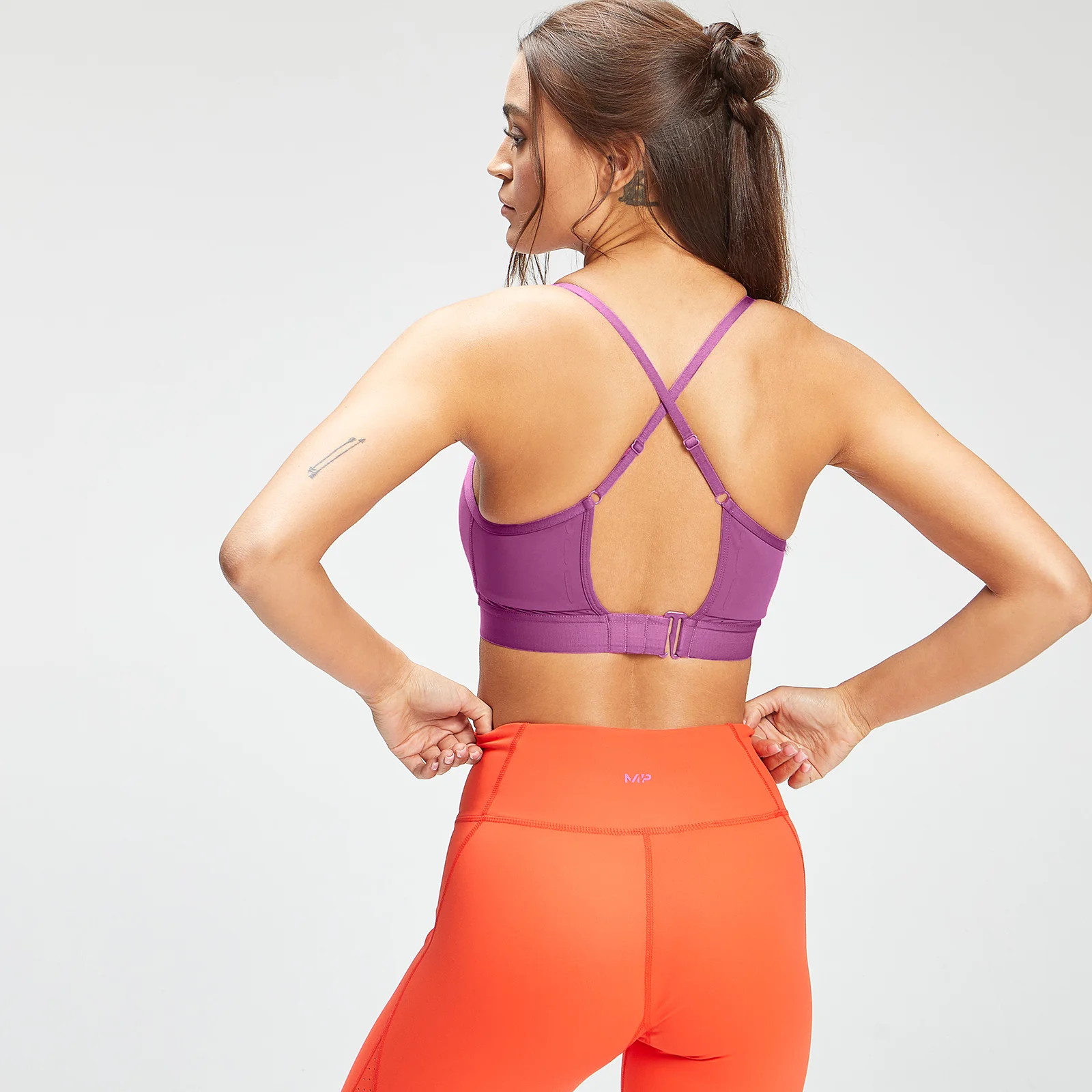 MP Women's Power Ultra Strappy Sports Bra - Orchid - XXS Bilde 1