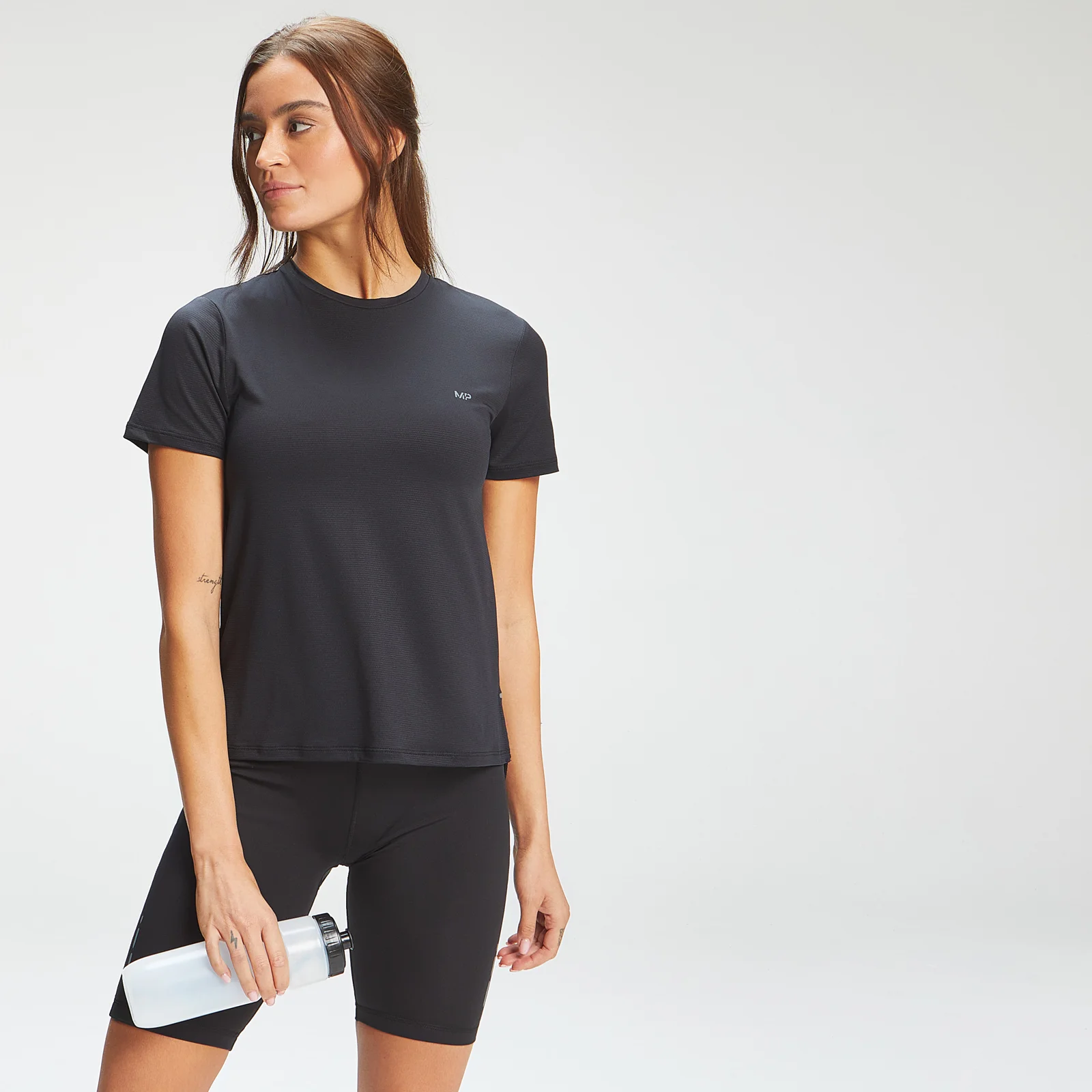 MP Women's Power Ultra Split Back T-Shirt - Black - XXS Bilde 1