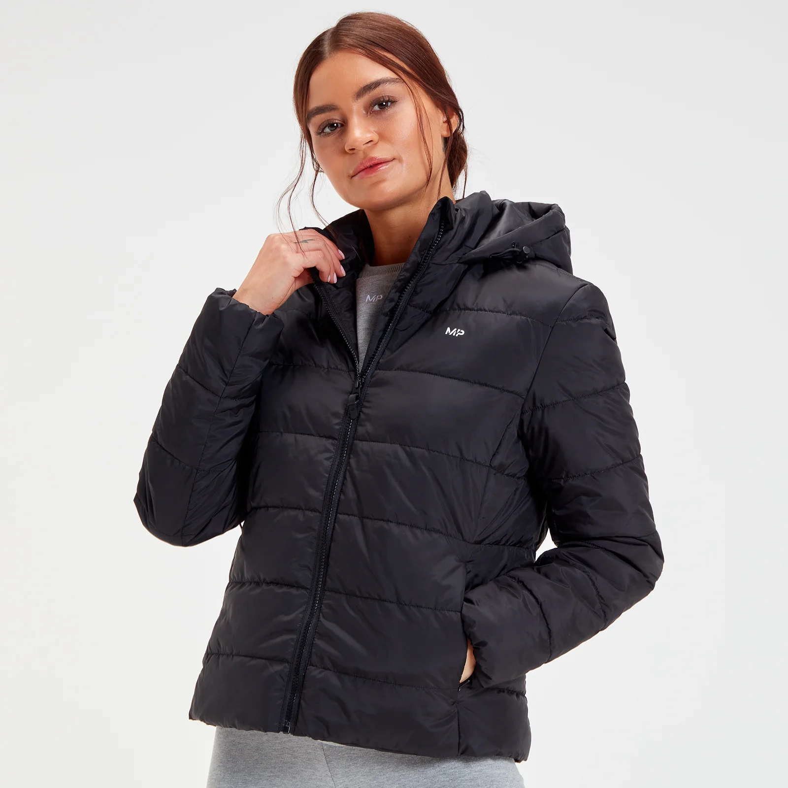 MP Women's Outerwear Lightweight Puffer Jacket - Black - XXS Bilde 1