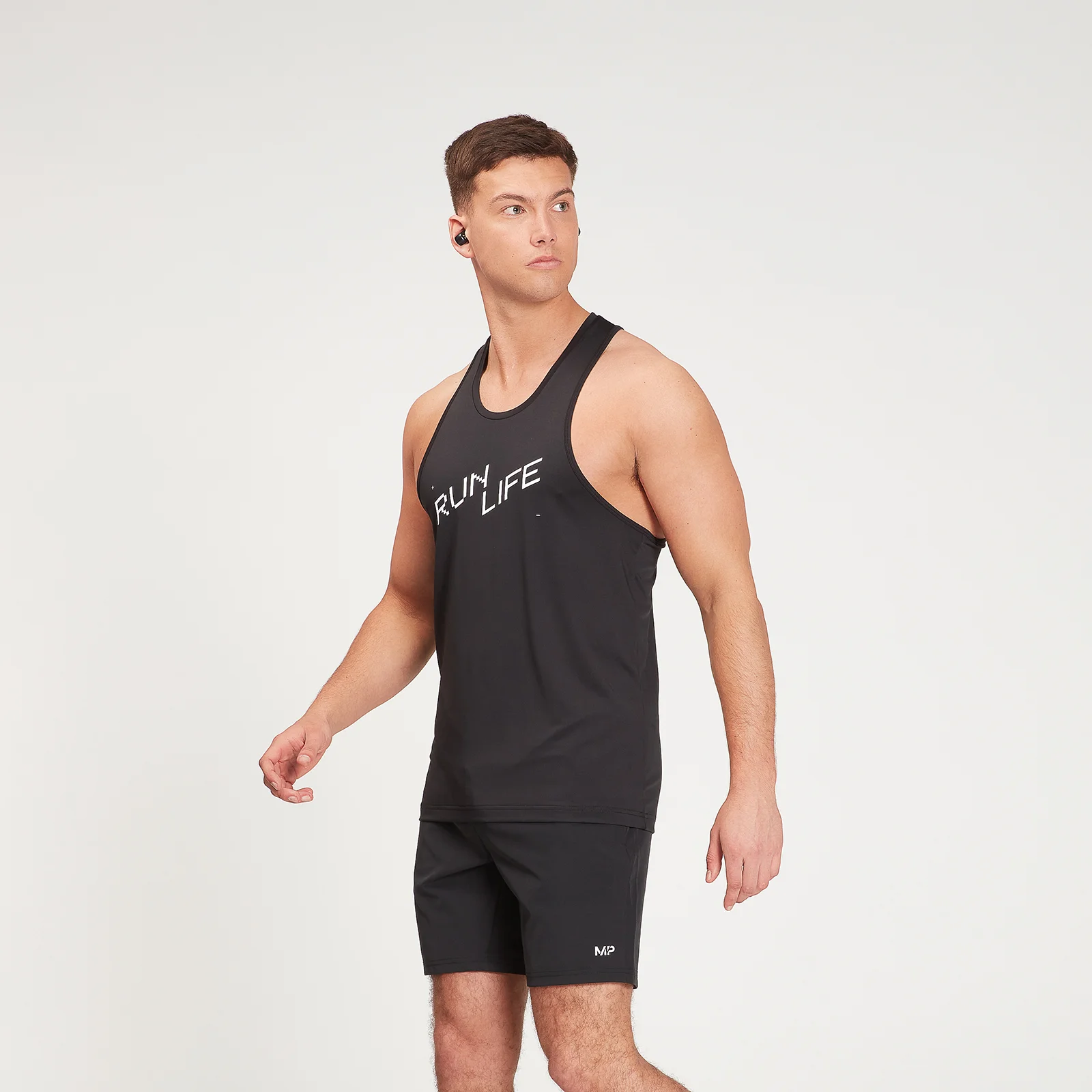 MP Men's Graphic Running Tank Top - Black - XXS Bilde 1
