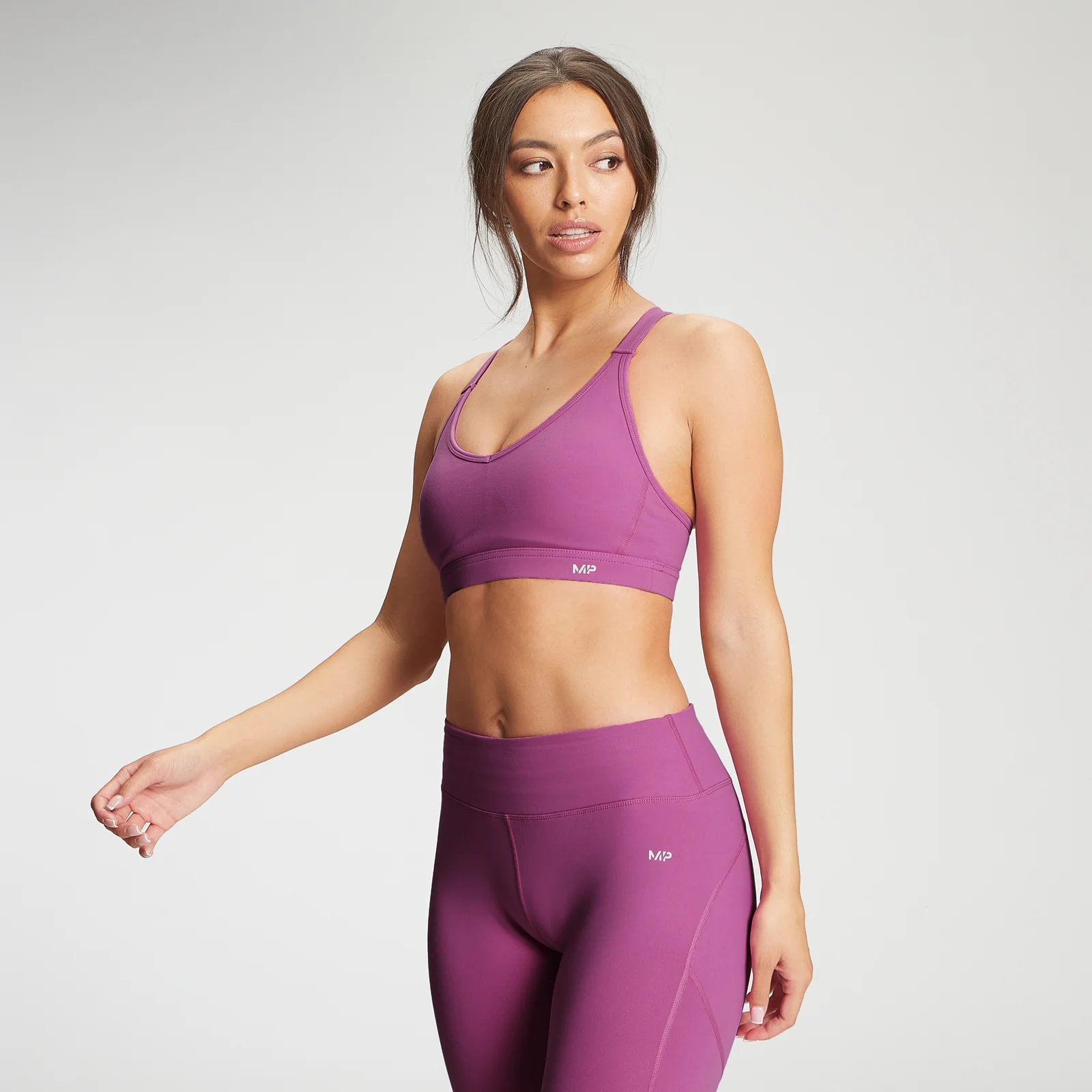MP Women's Power Mesh Sports Bra - Orchid - XXS Bilde 1