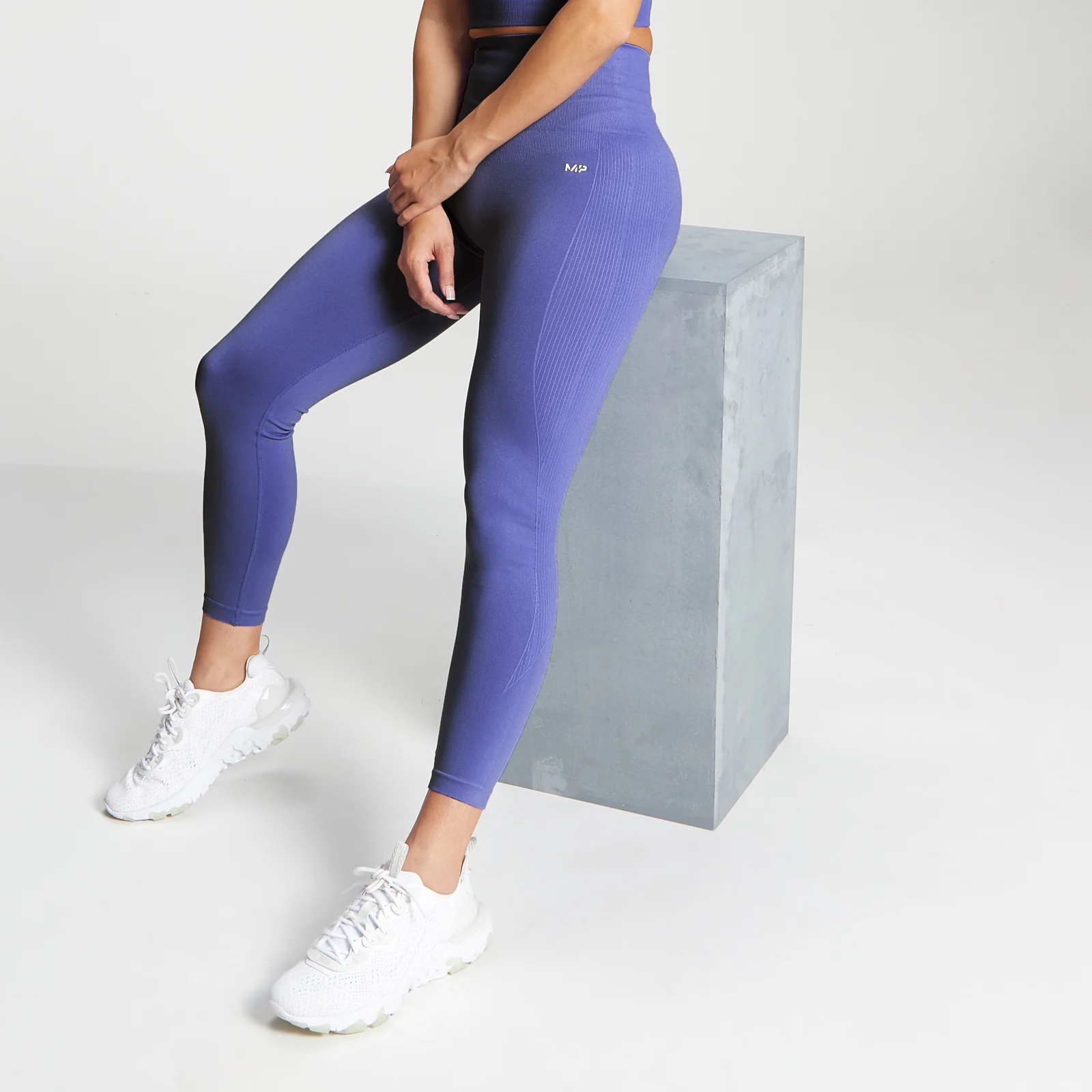 MP Women's Shape Seamless 7/8 Leggings - Bluebell - XXS Bilde 1