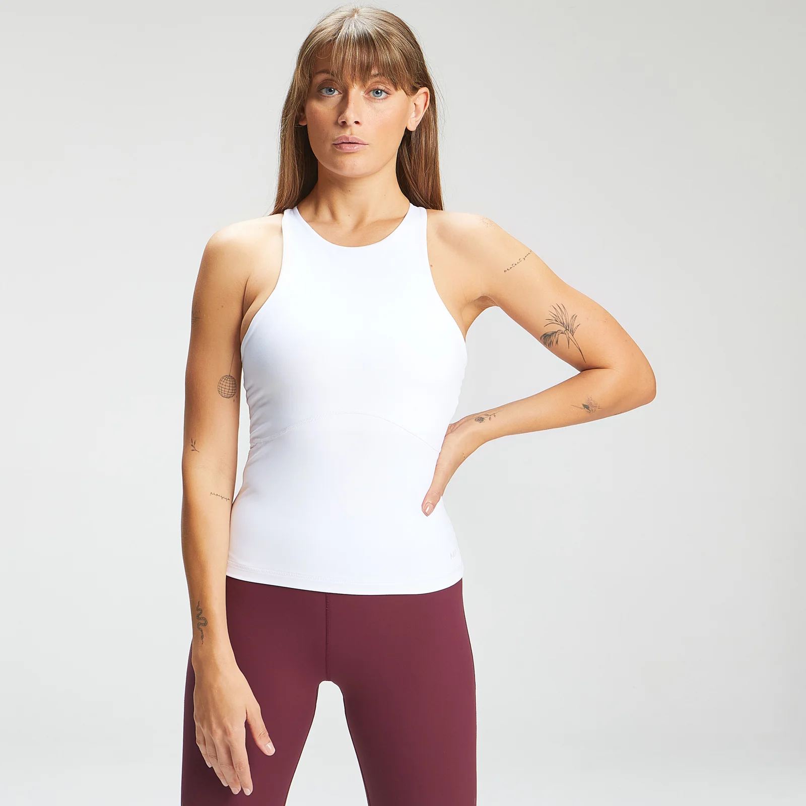 MP Women's Power Ultra Fitted Vest - White - XXS Bilde 1
