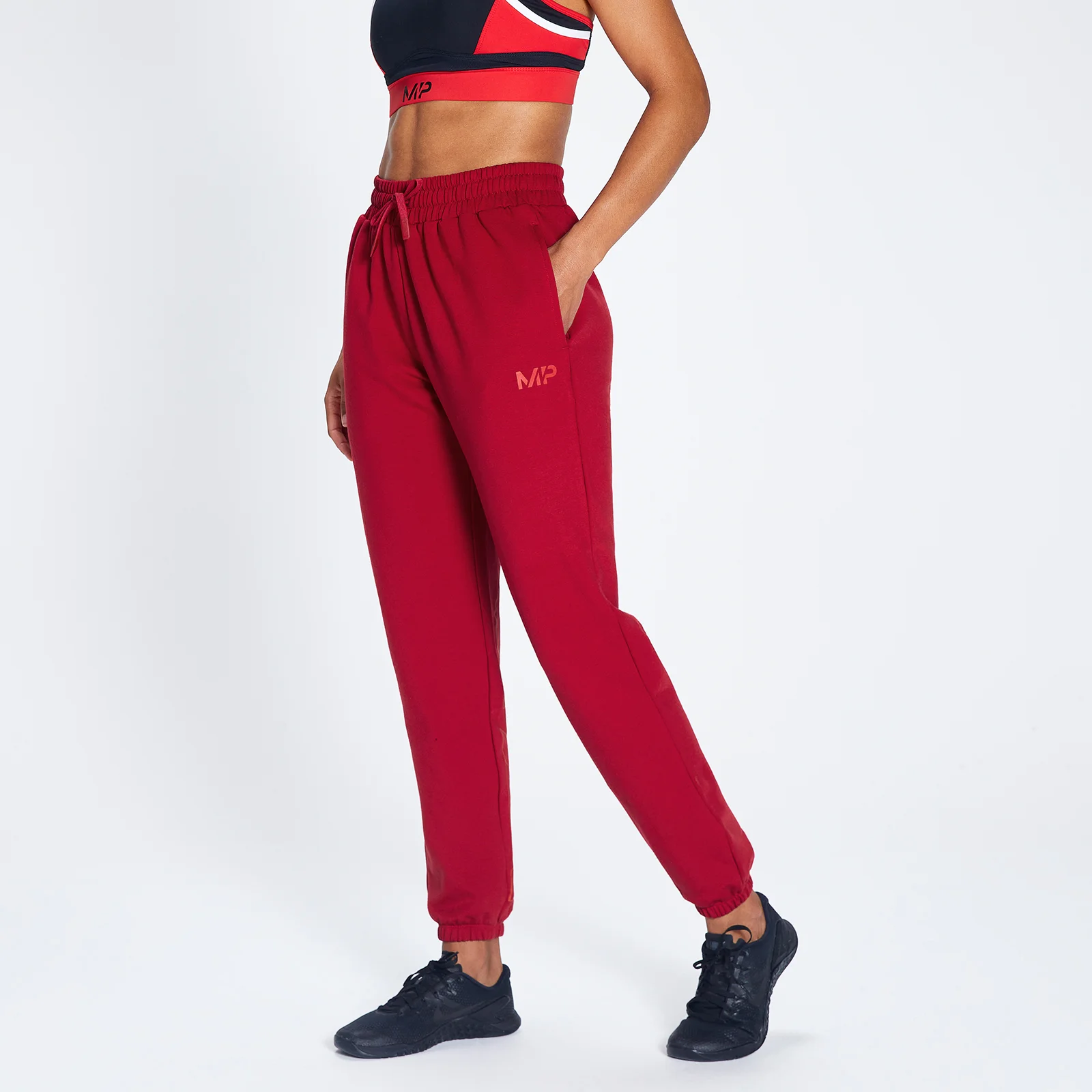 MP Women's Engage Bold Graphic Joggers - Wine/Black - XXS Bilde 1