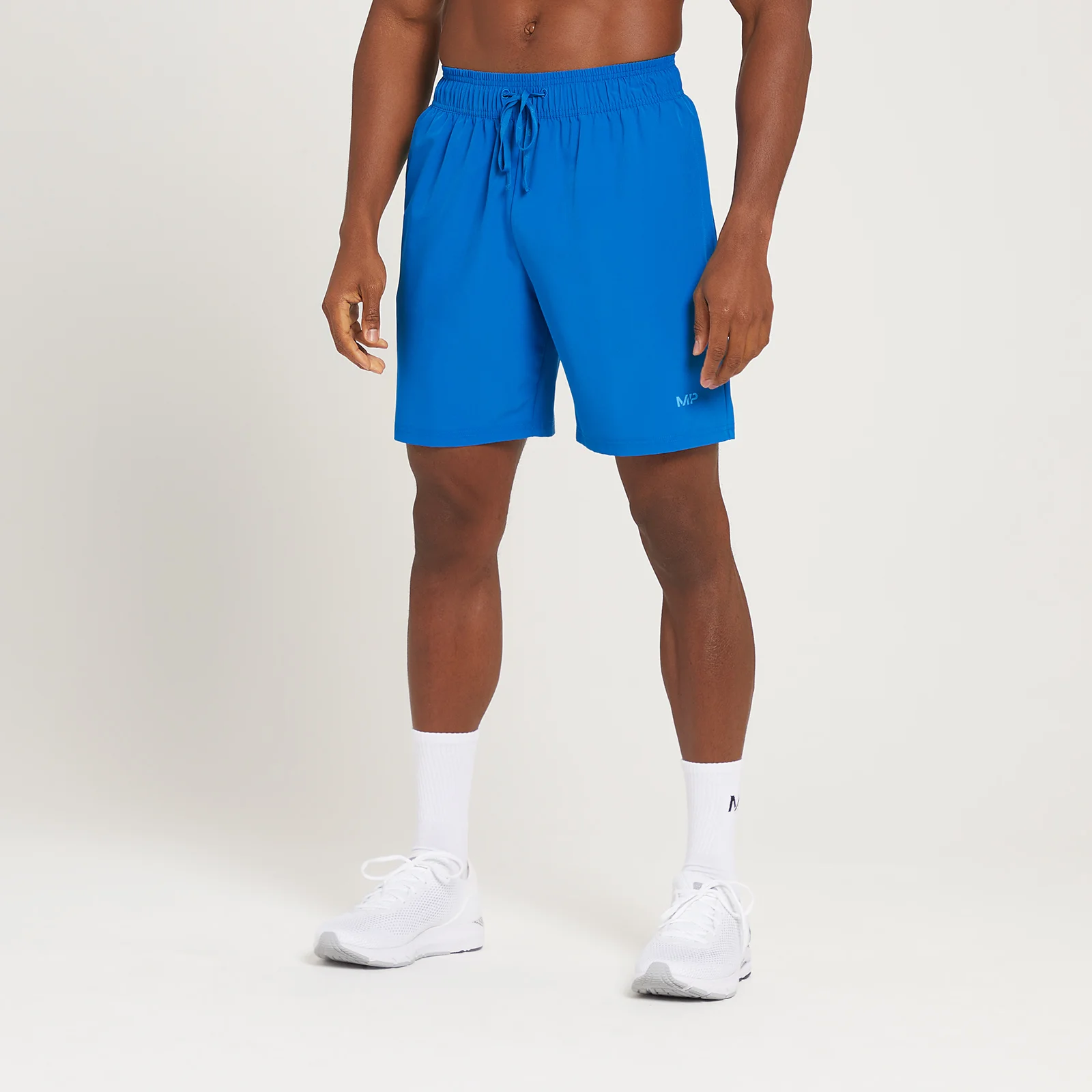 MP Men's Linear Mark Graphic Training Shorts - True Blue - XXS Bilde 1