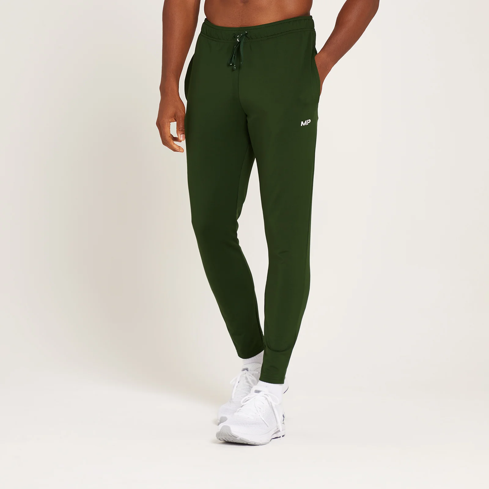 MP Men's Linear Mark Graphic Training Joggers - Dark Green - XXS Bilde 1