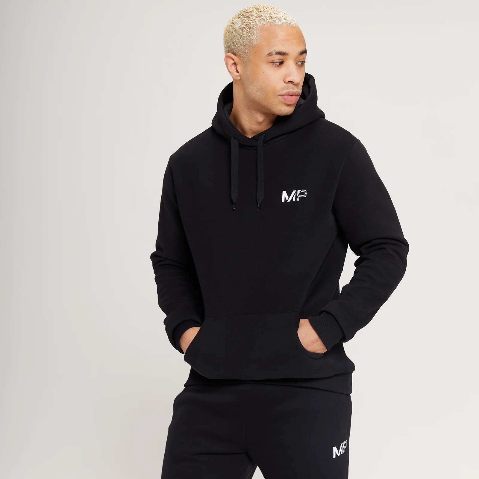 MP Men's Fade Graphic Hoodie - Black - XXS Bilde 1