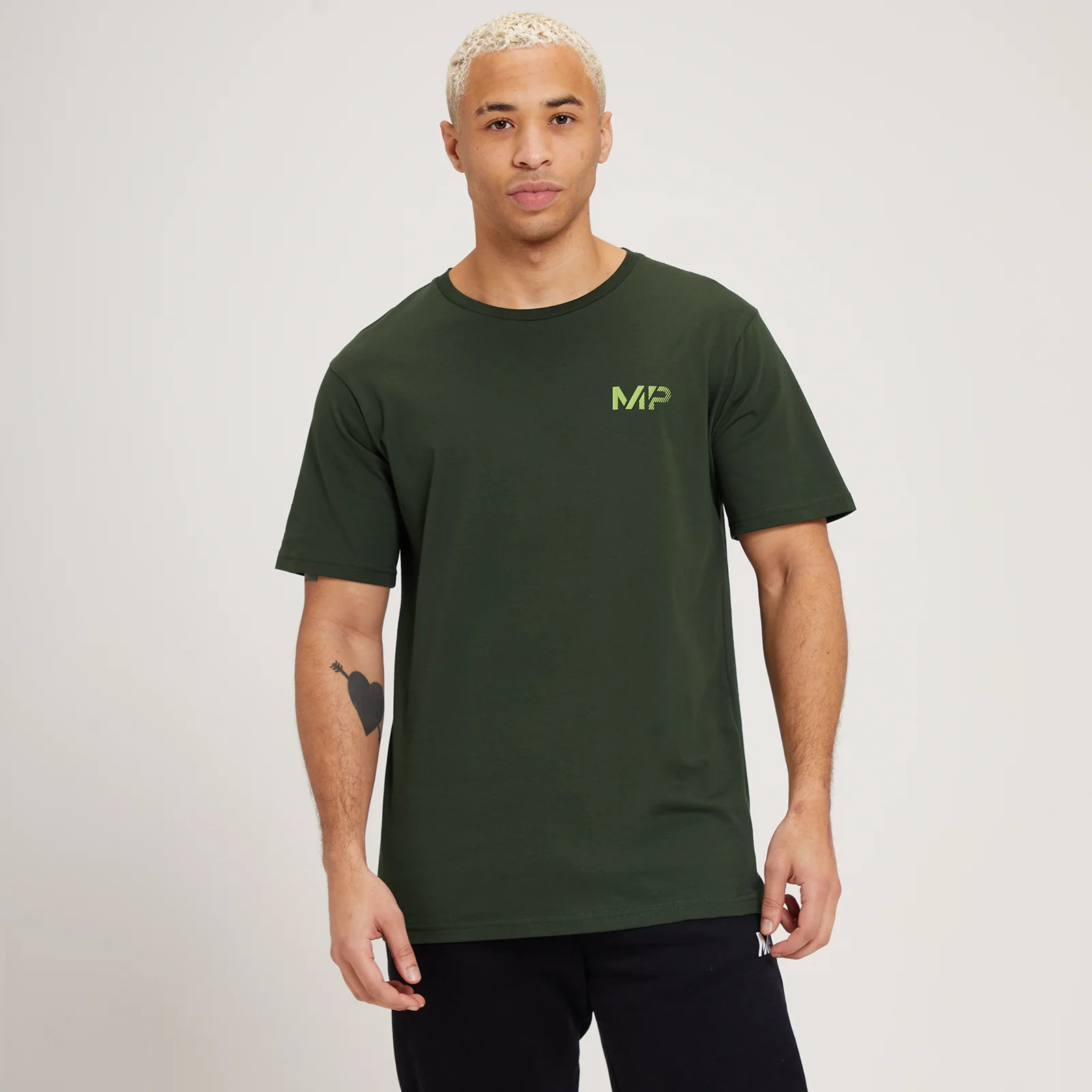 MP Men's Fade Graphic Short Sleeve T-Shirt - Dark Green - XXS Bilde 1
