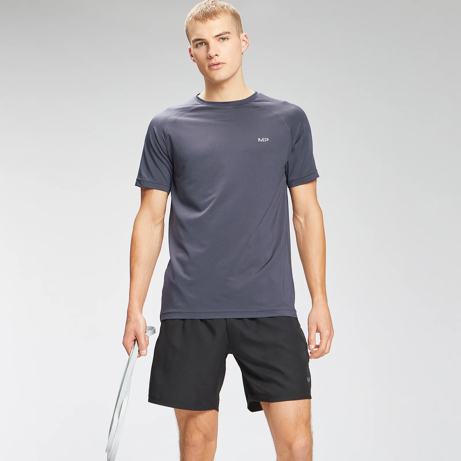MP Men's Repeat Graphic Training Short Sleeve T-Shirt - Graphite - XXS Bilde 1