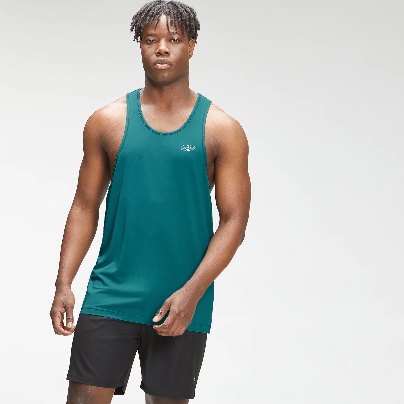 MP Men's Repeat Mark Graphic Training - Teal - XXS Bilde 1