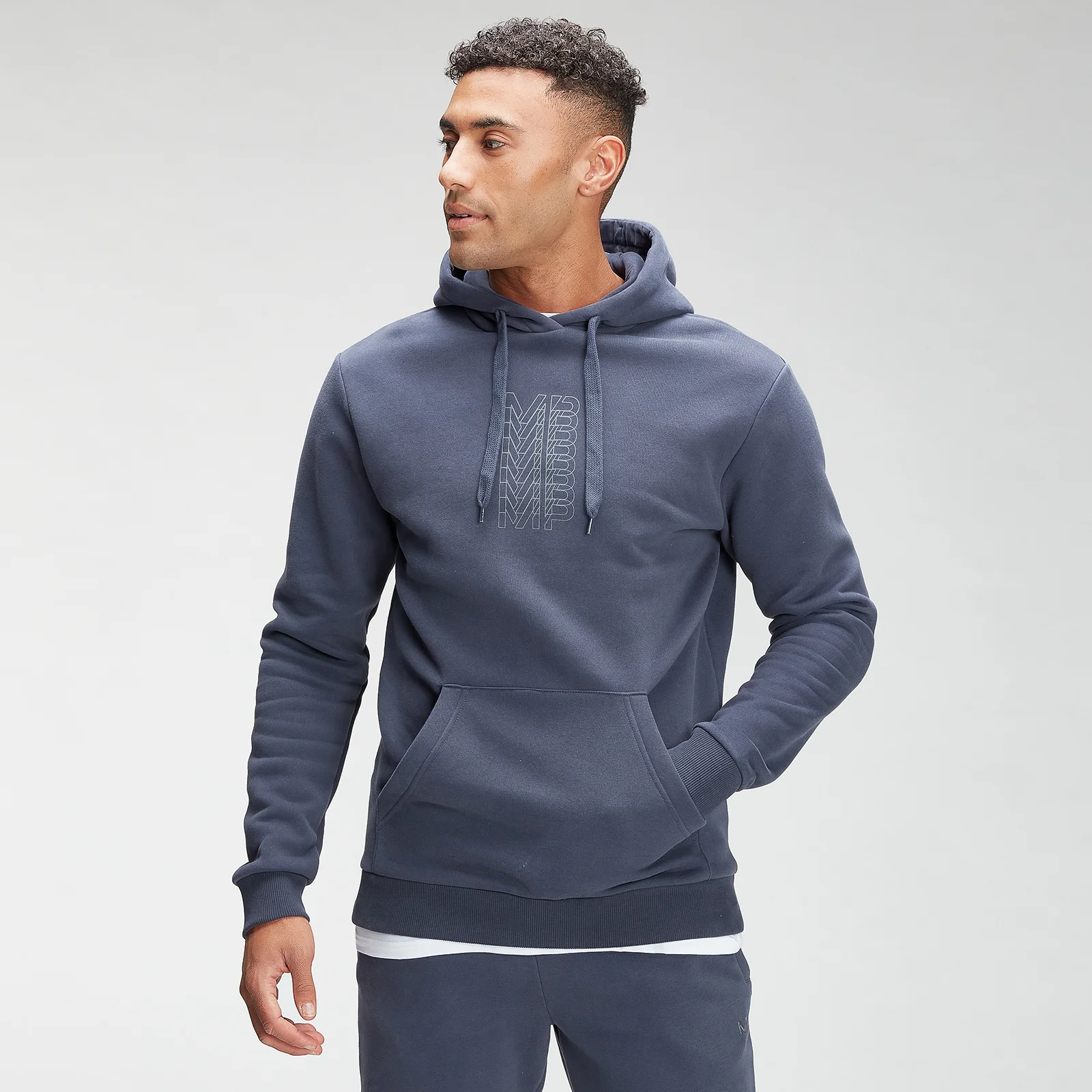 MP Men's Repeat MP Graphic Hoodie - Graphite - XXS Bilde 1
