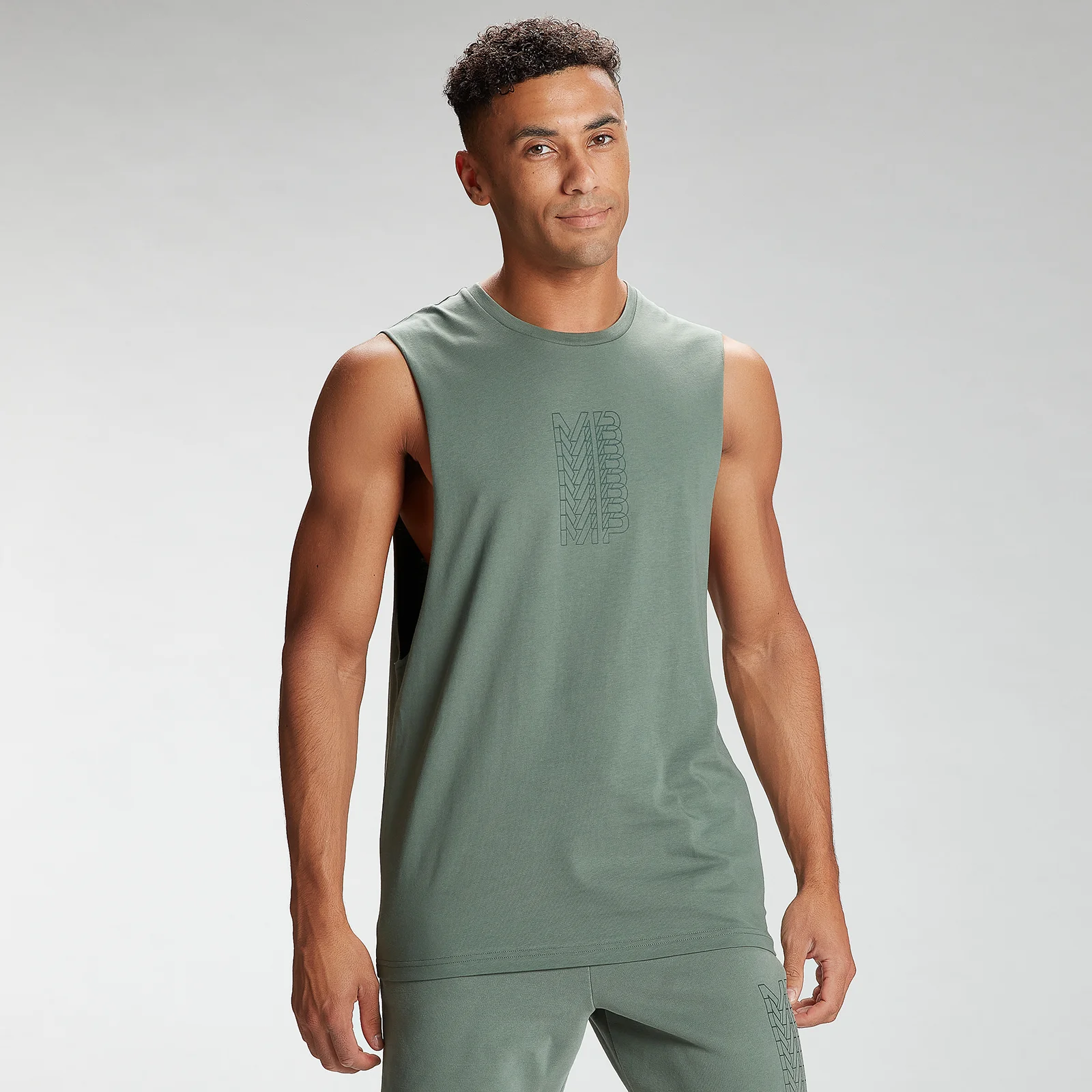 MP Men's Repeat MP Graphic Tank Top - Cactus - XXS Bilde 1