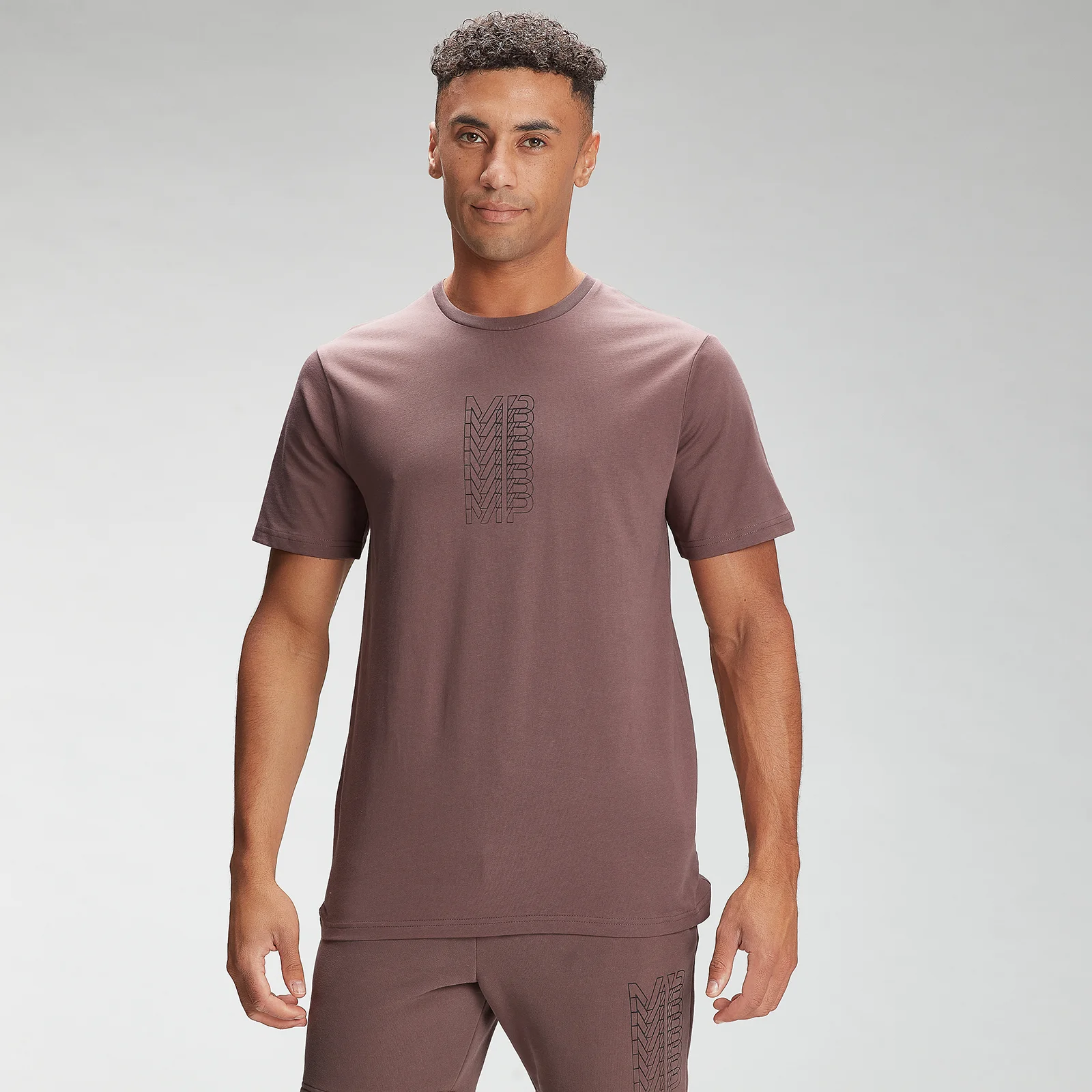 MP Men's Repeat MP Graphic Short Sleeve T-Shirt - Warm Brown - XXS Bilde 1