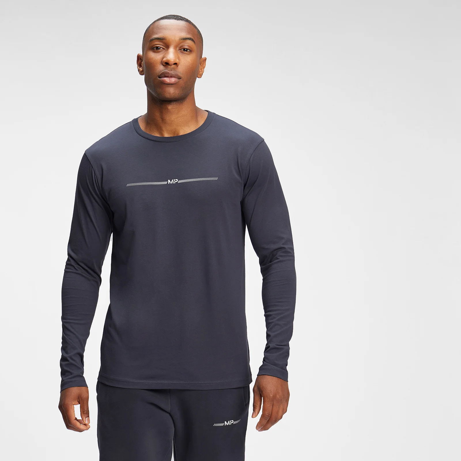 MP Men's Mini Mark Graphic Long Sleeve T-Shirt - Graphite - XXS Bilde 1