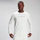 MP Men's Mini Mark Graphic Long Sleeve T-Shirt - Light Grey Marl