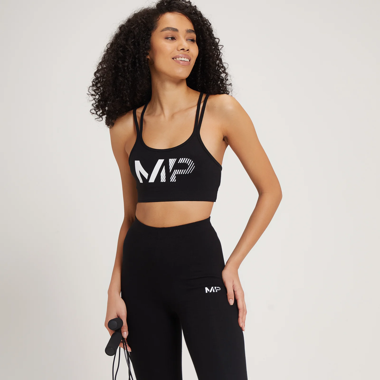 MP Women's Fade Graphic Sports Bra - Black - XXS Bilde 1