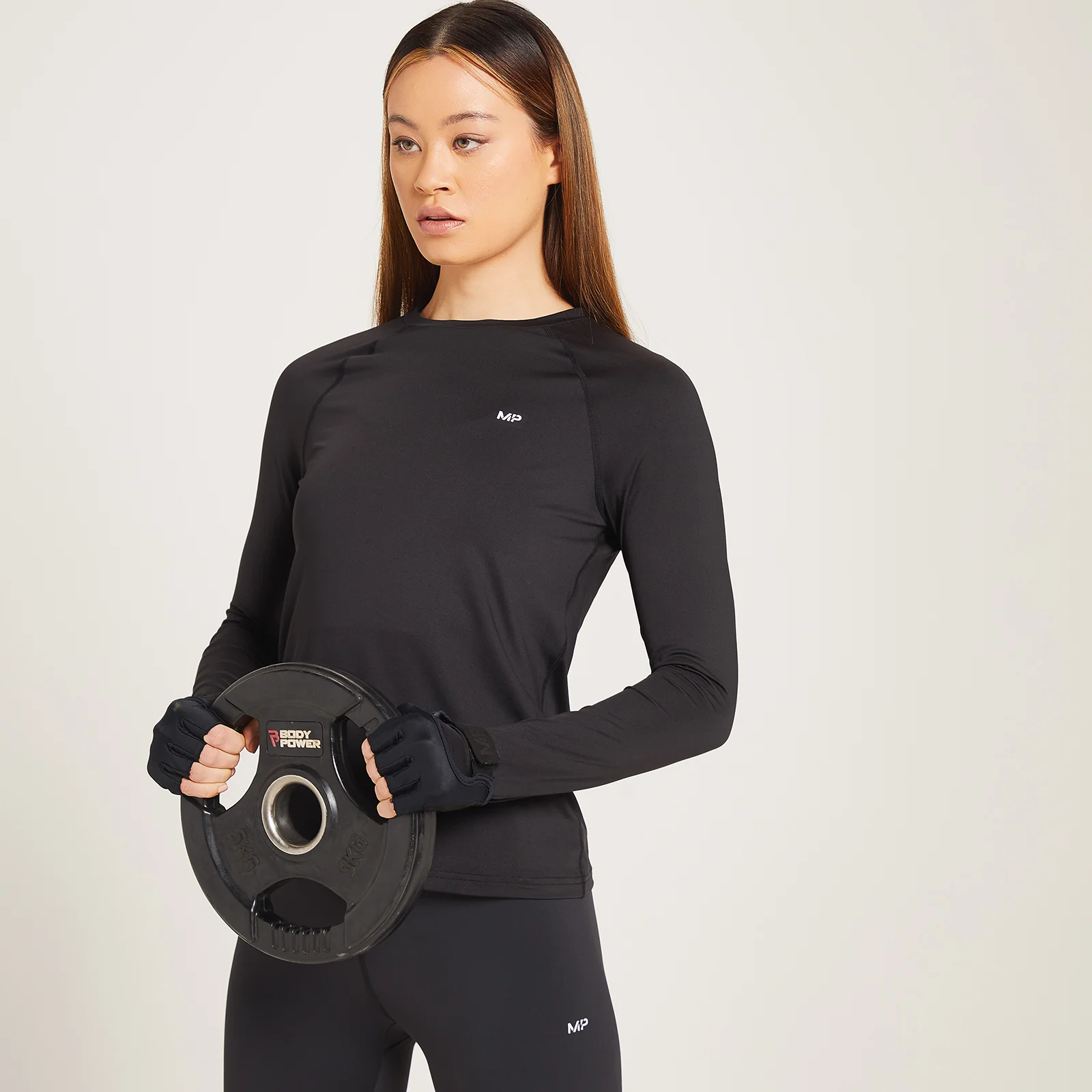 MP Women's Linear Mark Training Long Sleeve Top - Black - XXS Bilde 1