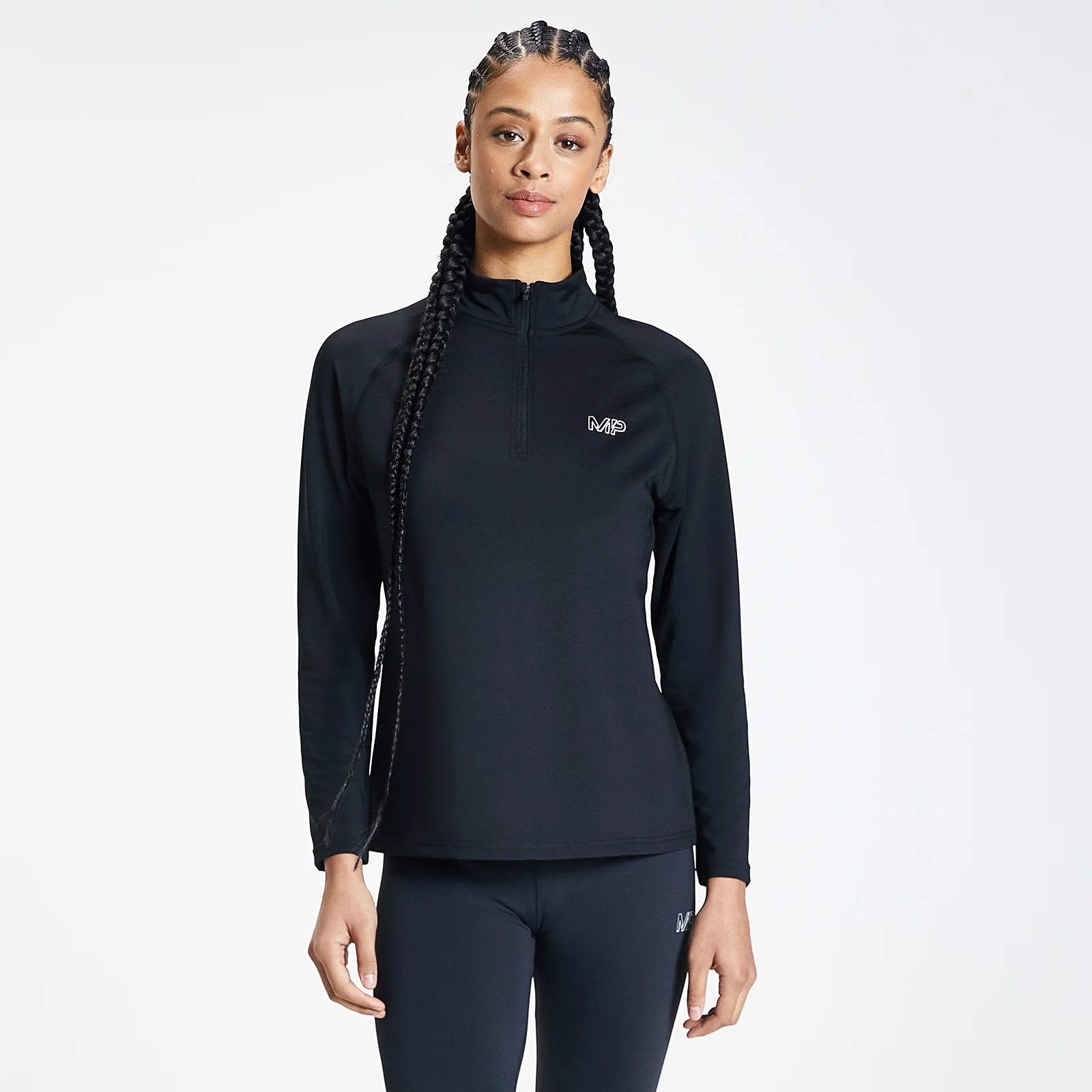 MP Women's Infinity Mark Training 1/4 Zip - Black - XXS Bilde 1