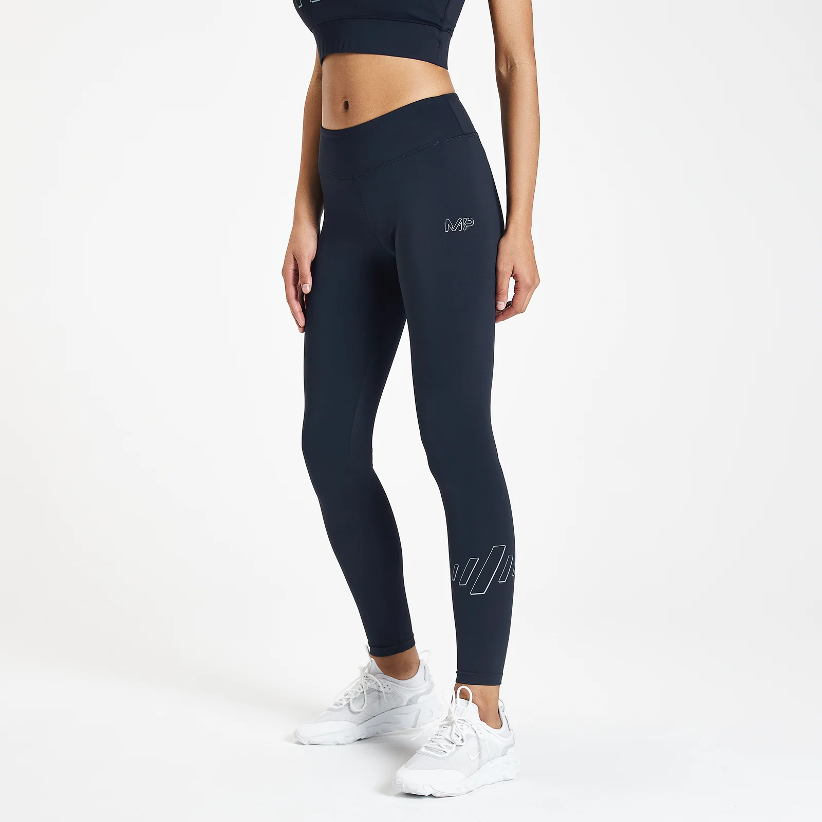 MP Women's Infinity Mark Training Leggings - Petrol blue - XXS Bilde 1